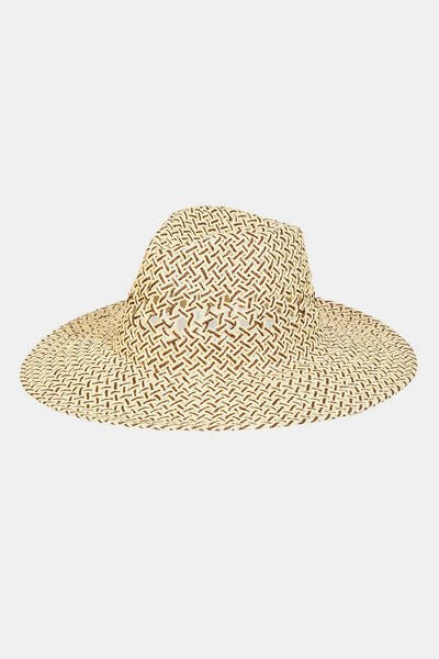 Fame Cutout Woven Straw Hat - Flip Flop Dynasty