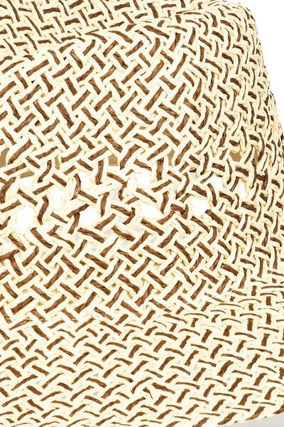Fame Cutout Woven Straw Hat - Flip Flop Dynasty