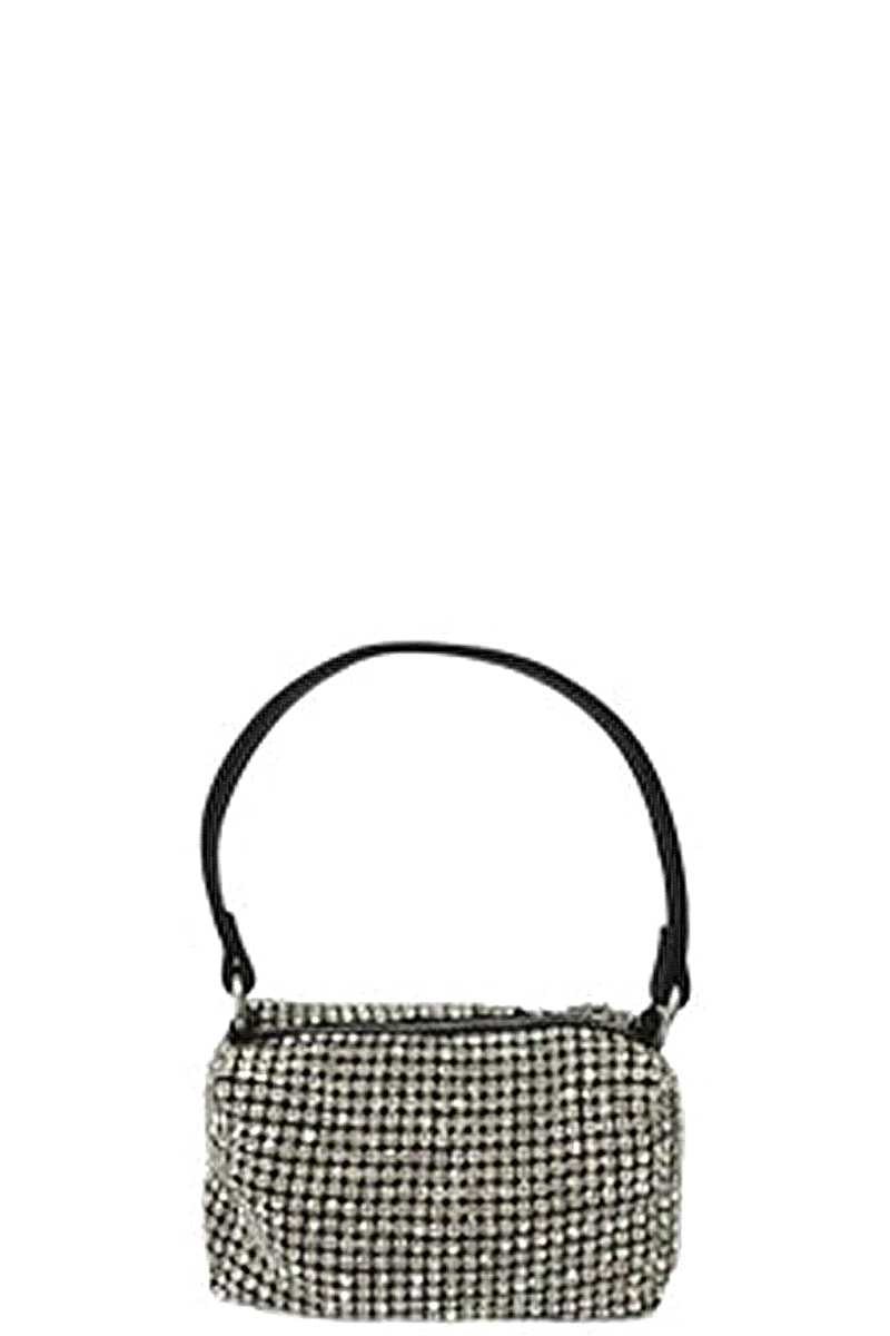 Fashion Chic Rhinestone Handle Clutch Bag - Flip Flop Dynasty