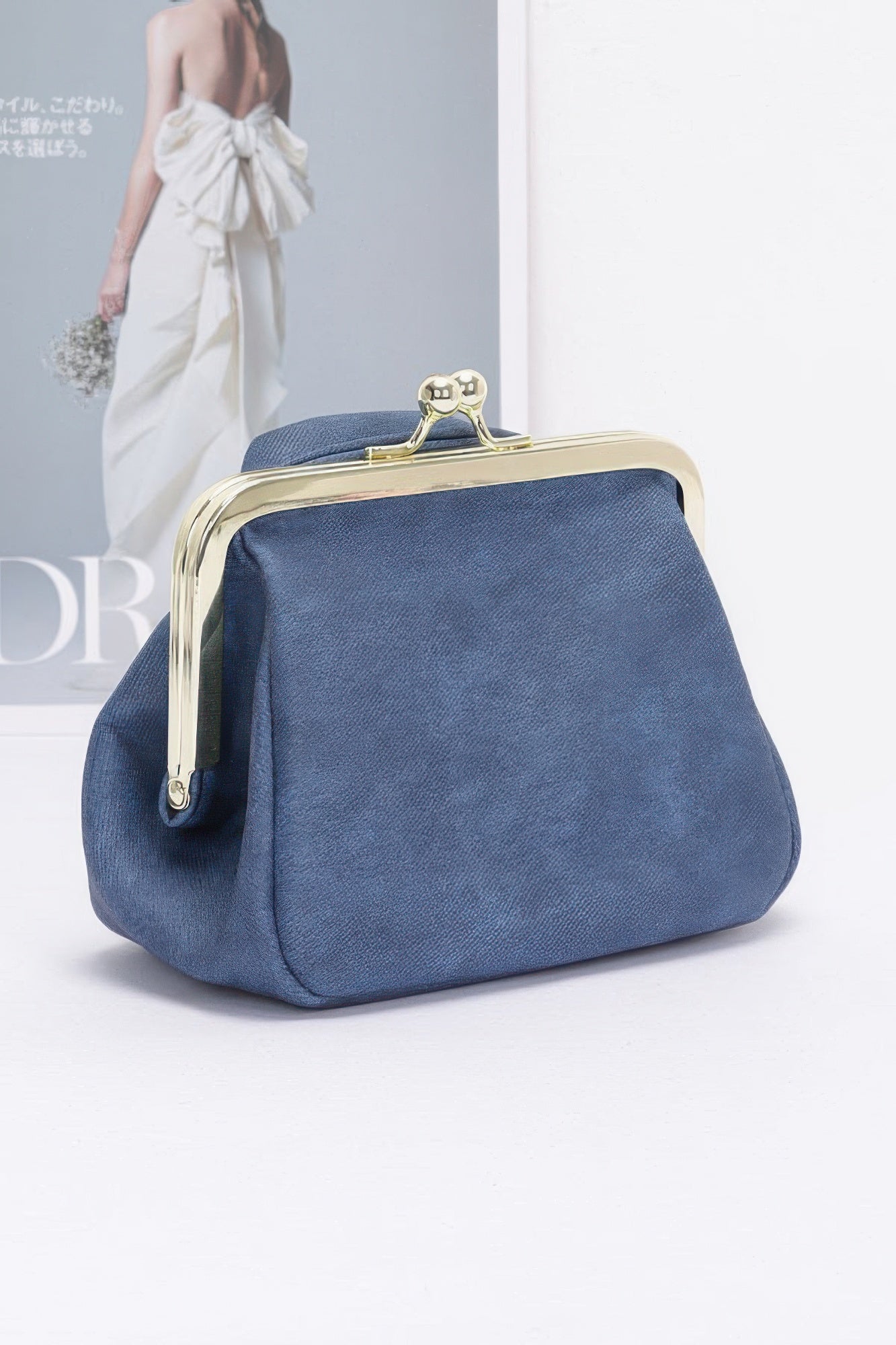 Faux Denim Leather Jacket Style Crossbody Bag - Flip Flop Dynasty