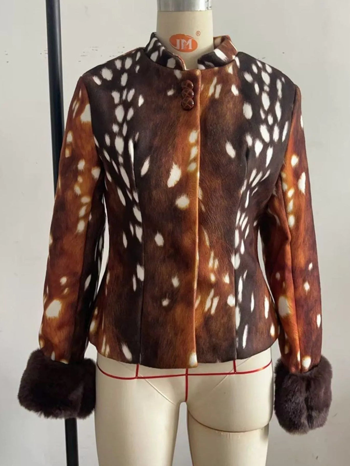 Faux Fur Long Sleeve Outerwear - Flip Flop Dynasty