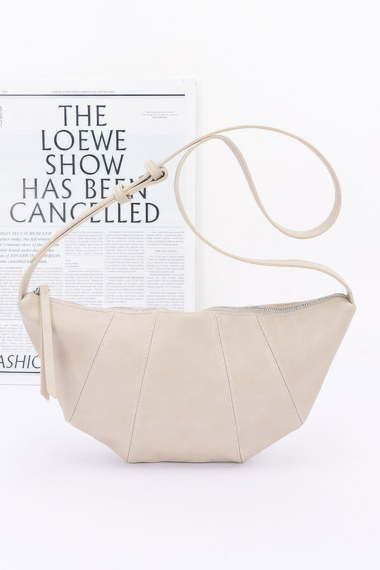 Faux Leather Croissant Bag - Flip Flop Dynasty