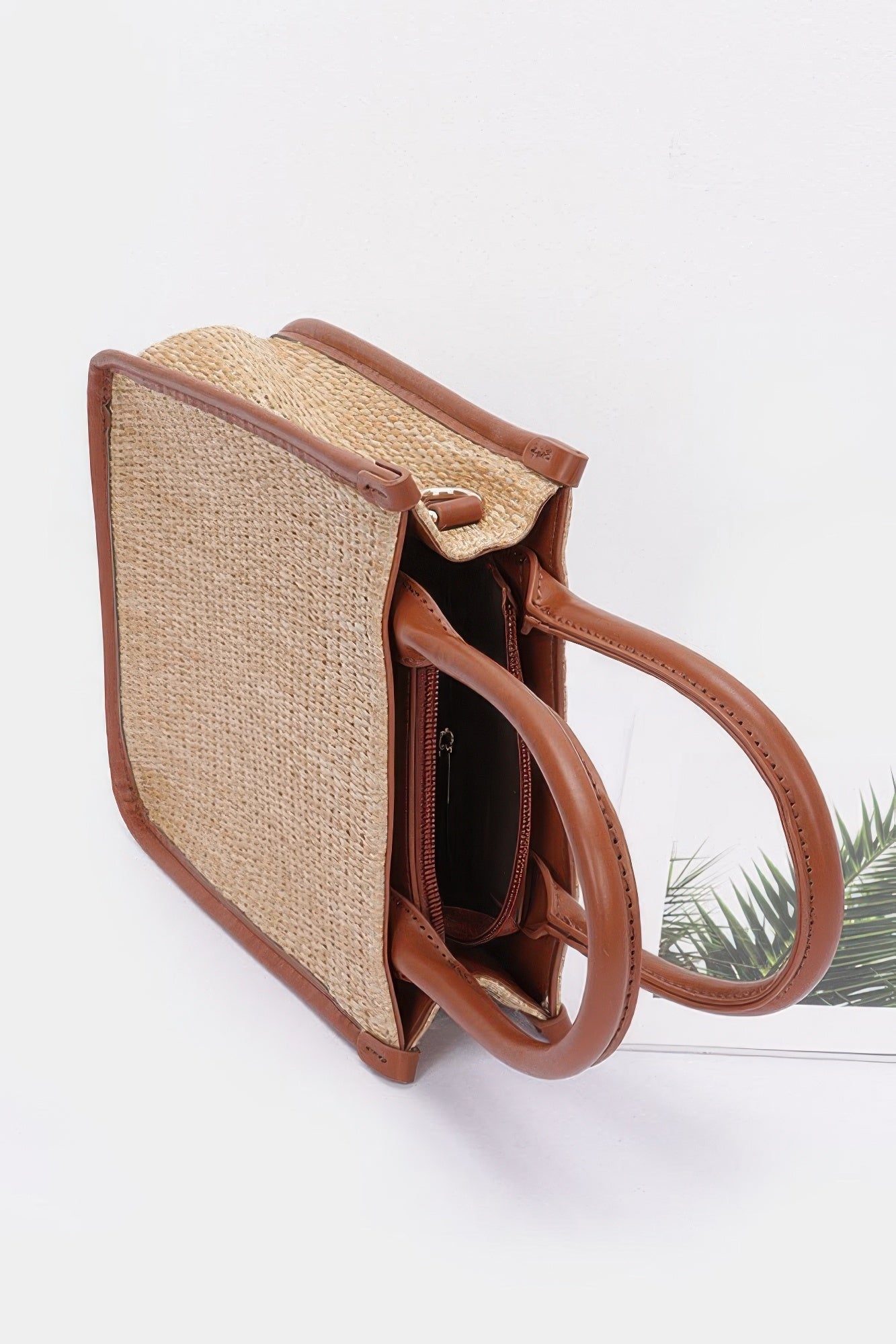 Faux Straw Tote Bag - Flip Flop Dynasty