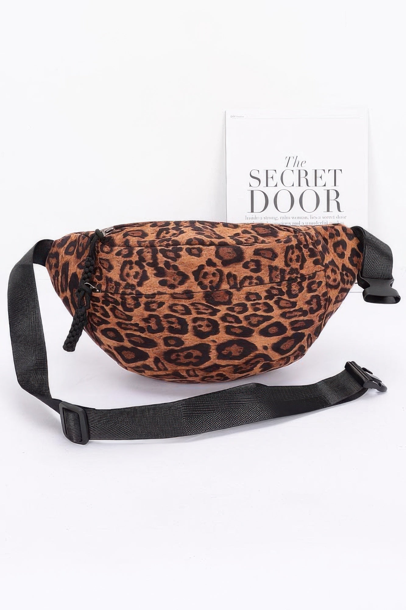Faux Suede Leo Crossbody Bag - Flip Flop Dynasty