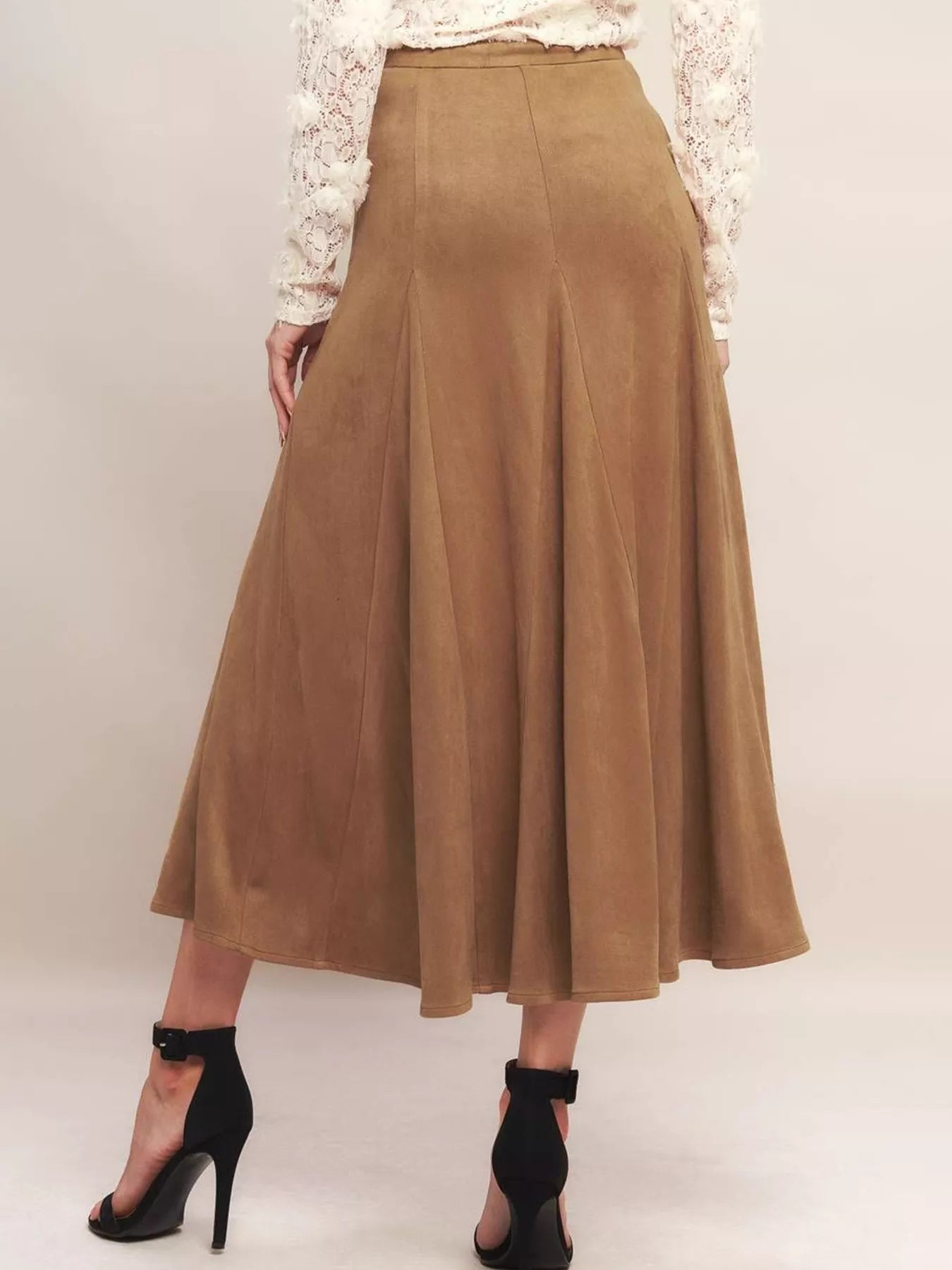 Flowy A - Line Midi Skirt - Flip Flop Dynasty