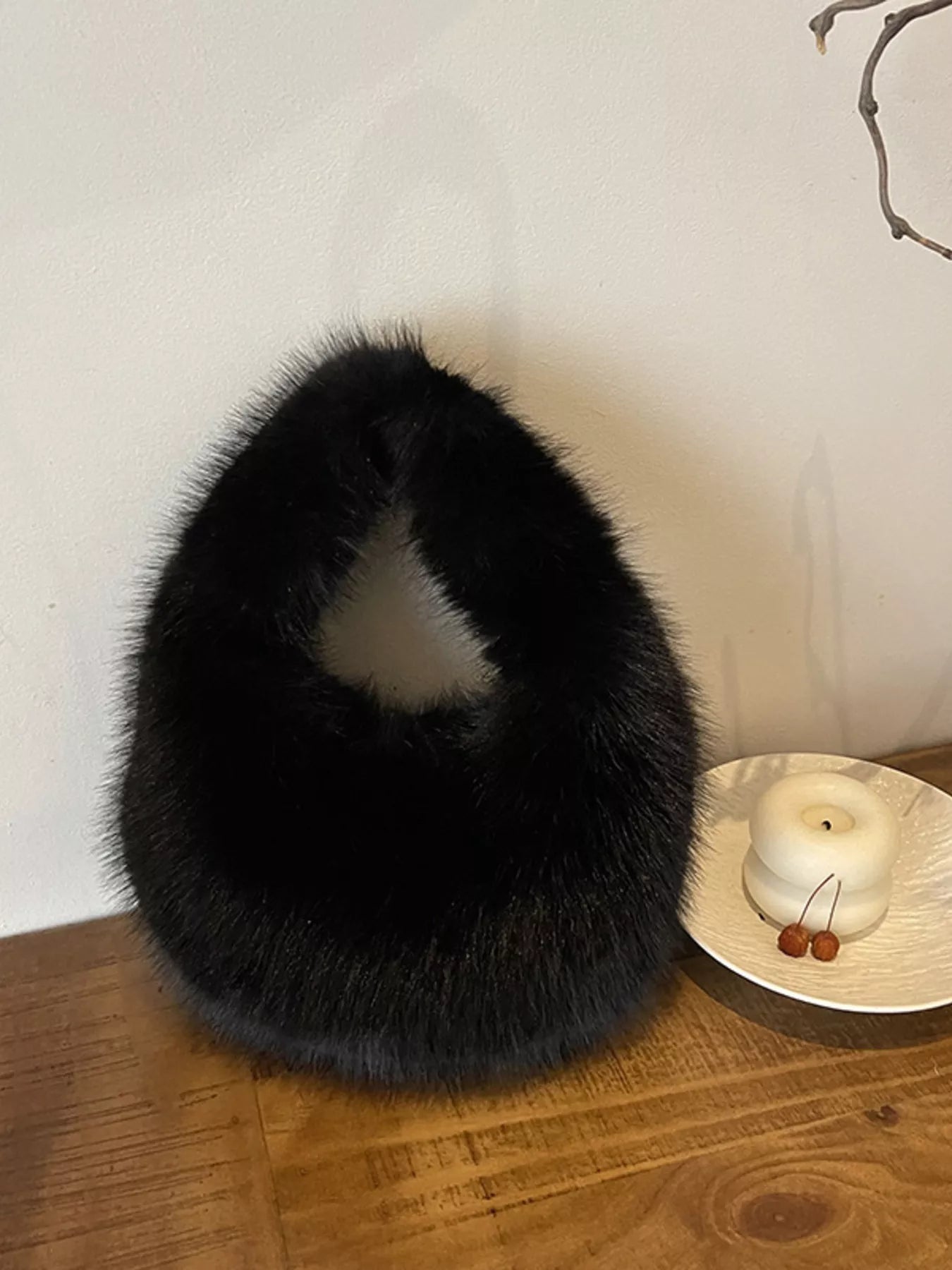 Fluffy Solid Color Handbag - Flip Flop Dynasty