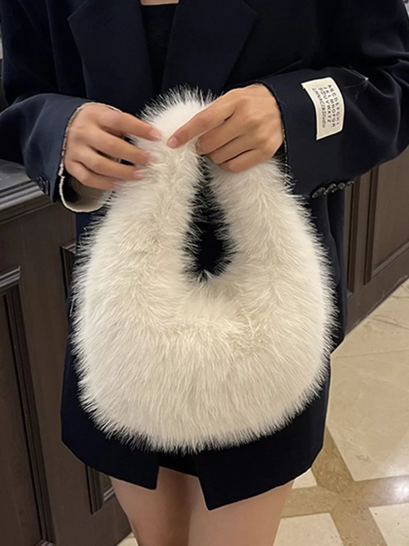 Fluffy Solid Color Handbag - Flip Flop Dynasty