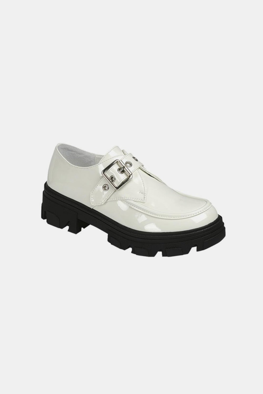 Forever Link Buckled Platform Lug Sole Loafers - Flip Flop Dynasty