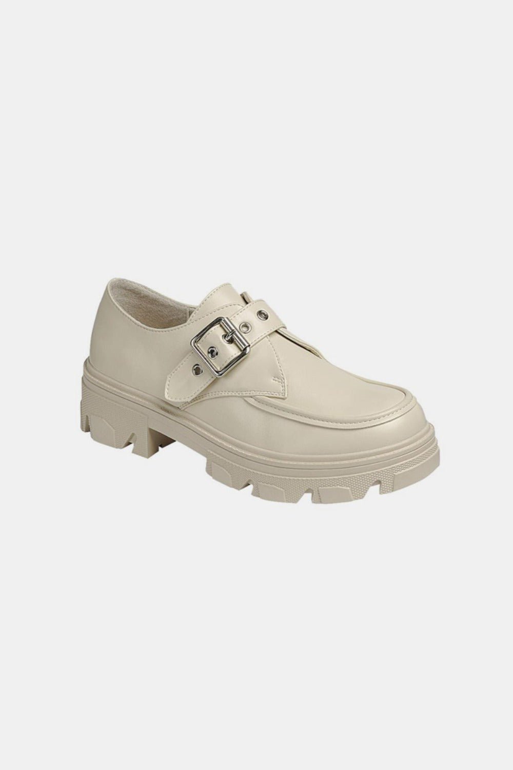 Forever Link Buckled Platform Lug Sole Loafers - Flip Flop Dynasty