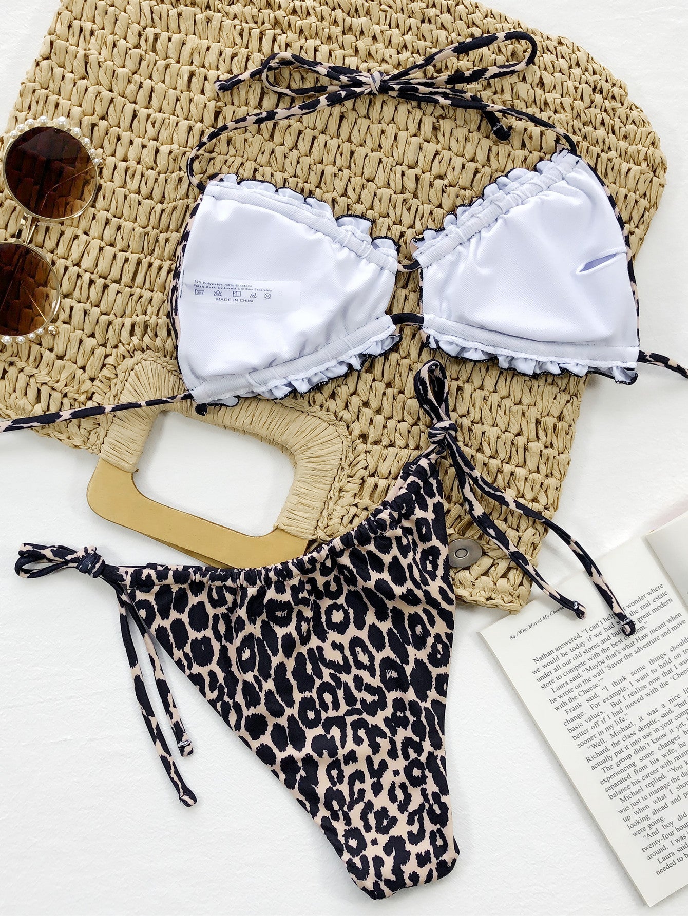 Frill Trill Halter Neck Bikini Set - Flip Flop Dynasty