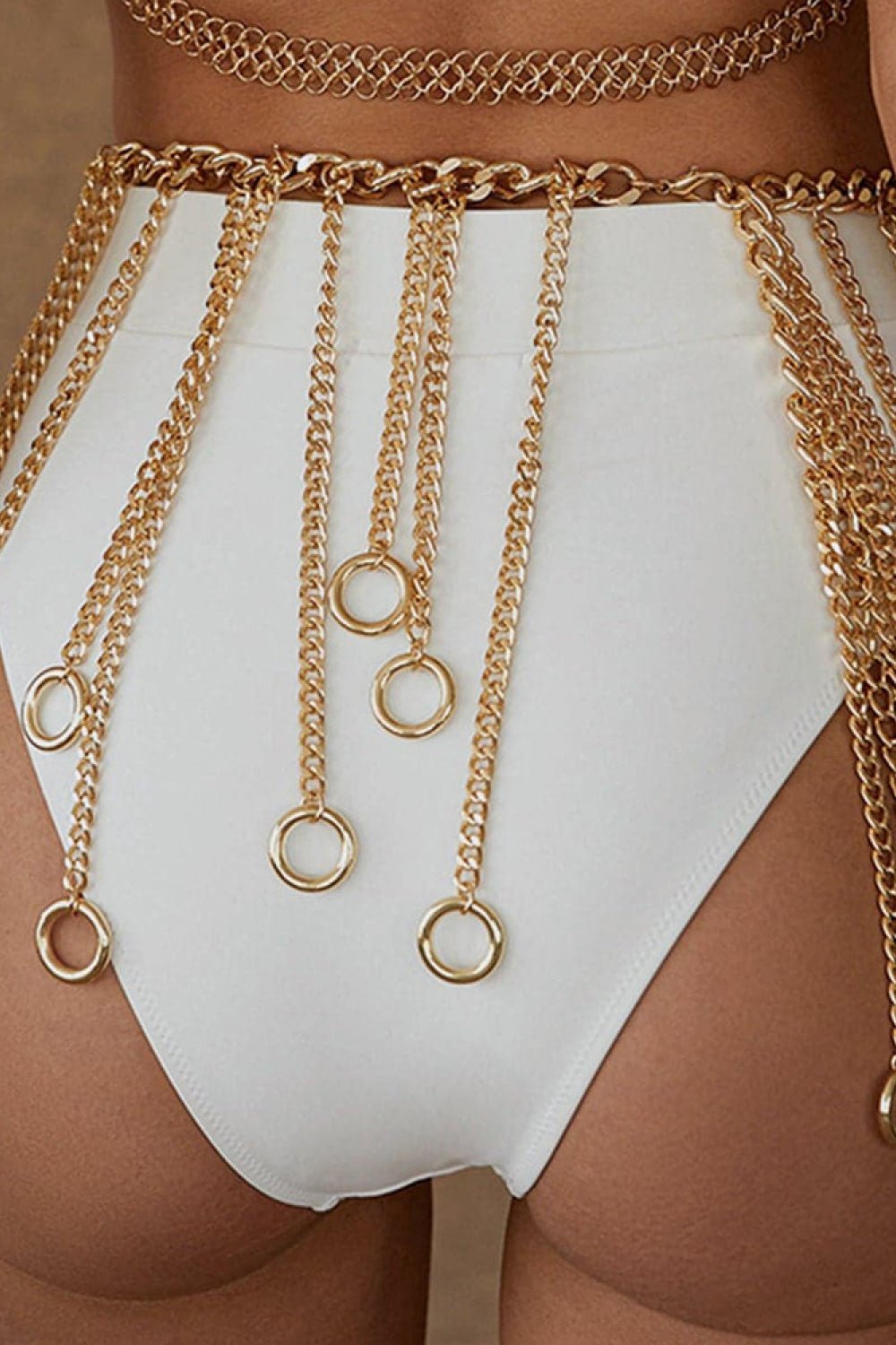 Fringe Chain Alloy Belt - Flip Flop Dynasty
