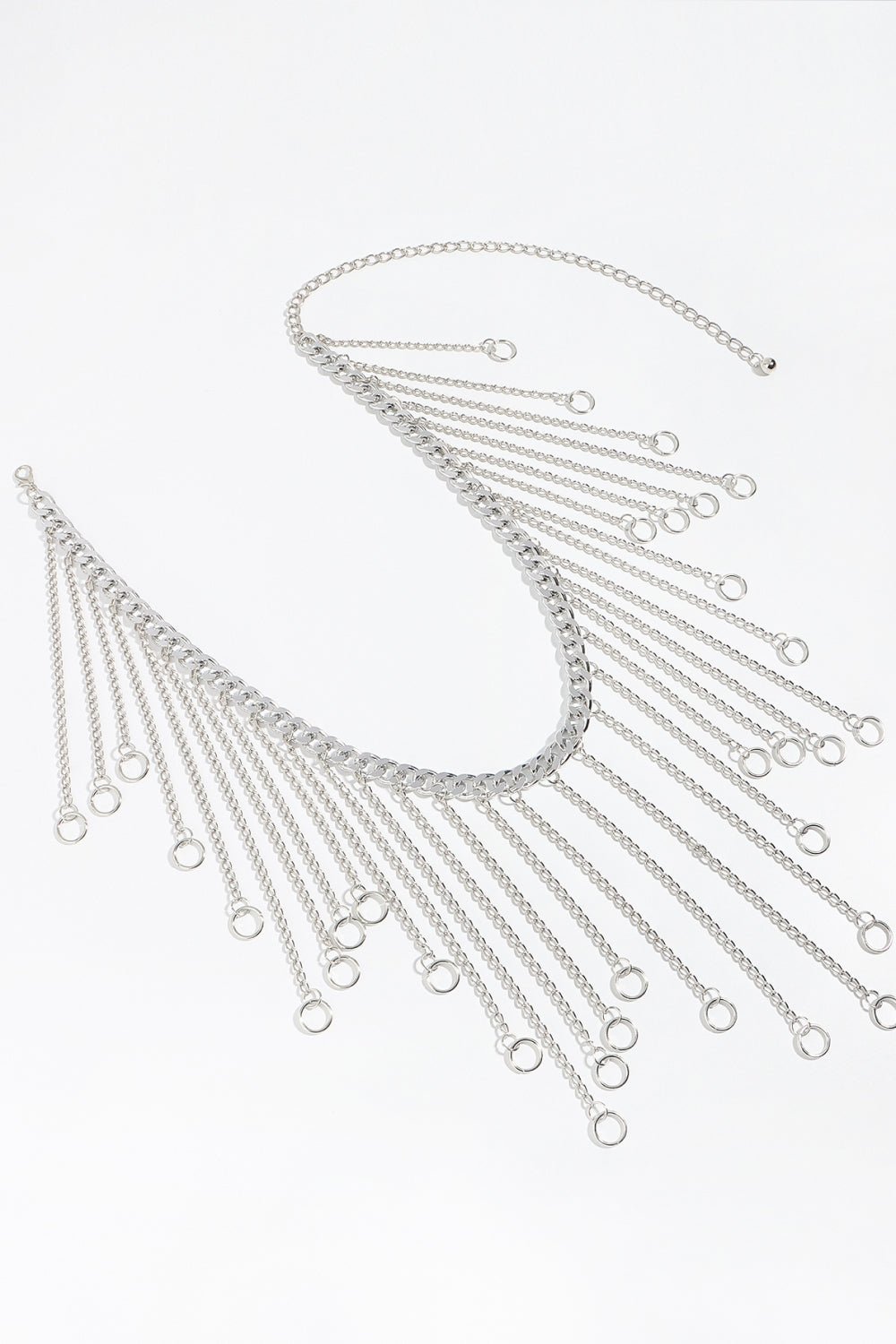 Fringe Chain Alloy Belt - Flip Flop Dynasty