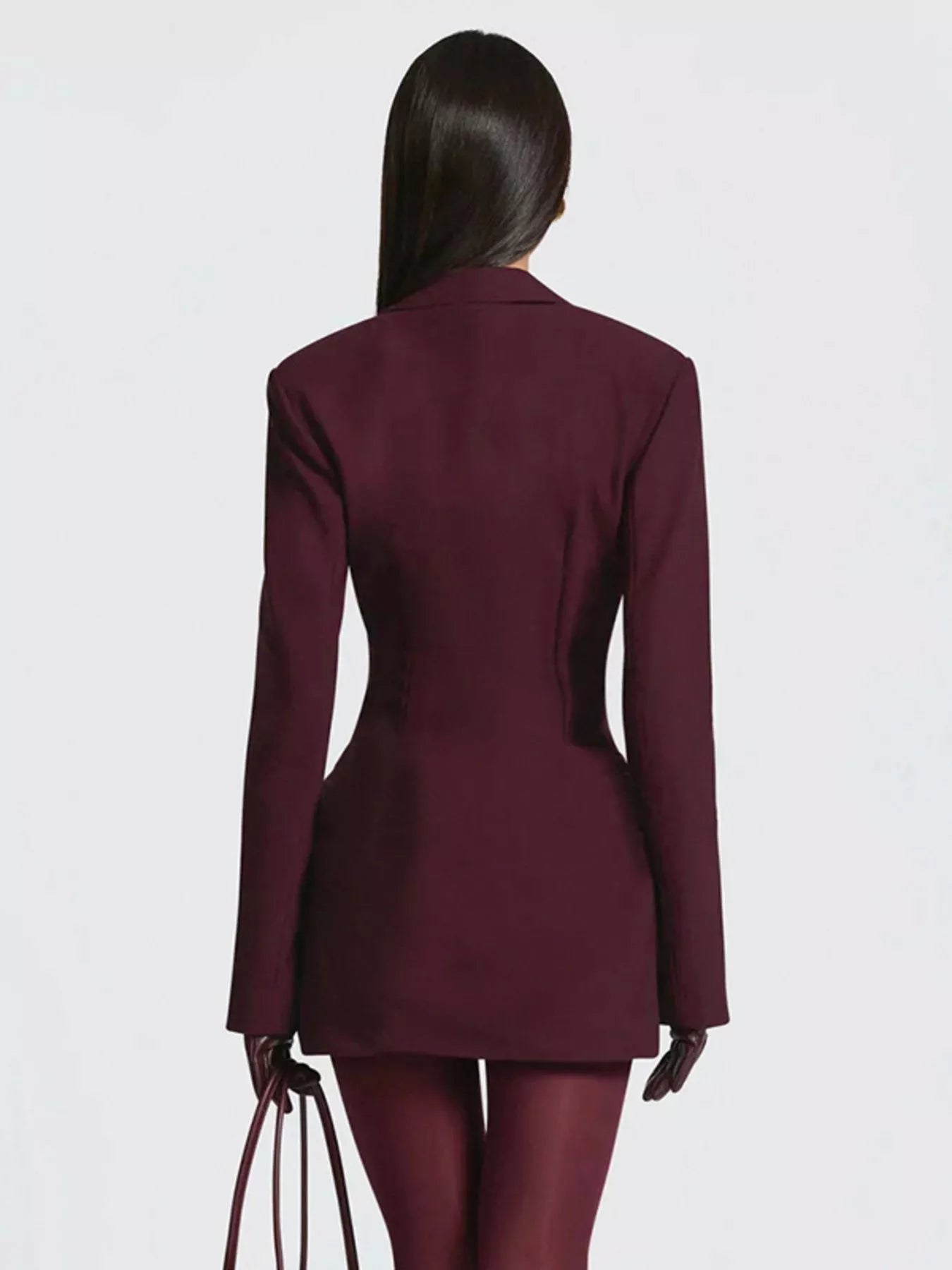 Full Size Blazer - Style Long Sleeve Mini Dress Plus Size - Flip Flop Dynasty