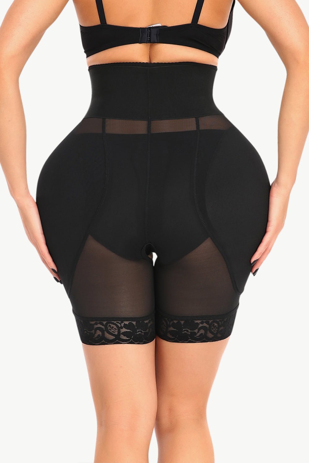 Full Size Breathable Lace Trim Shaping Shorts - Flip Flop Dynasty