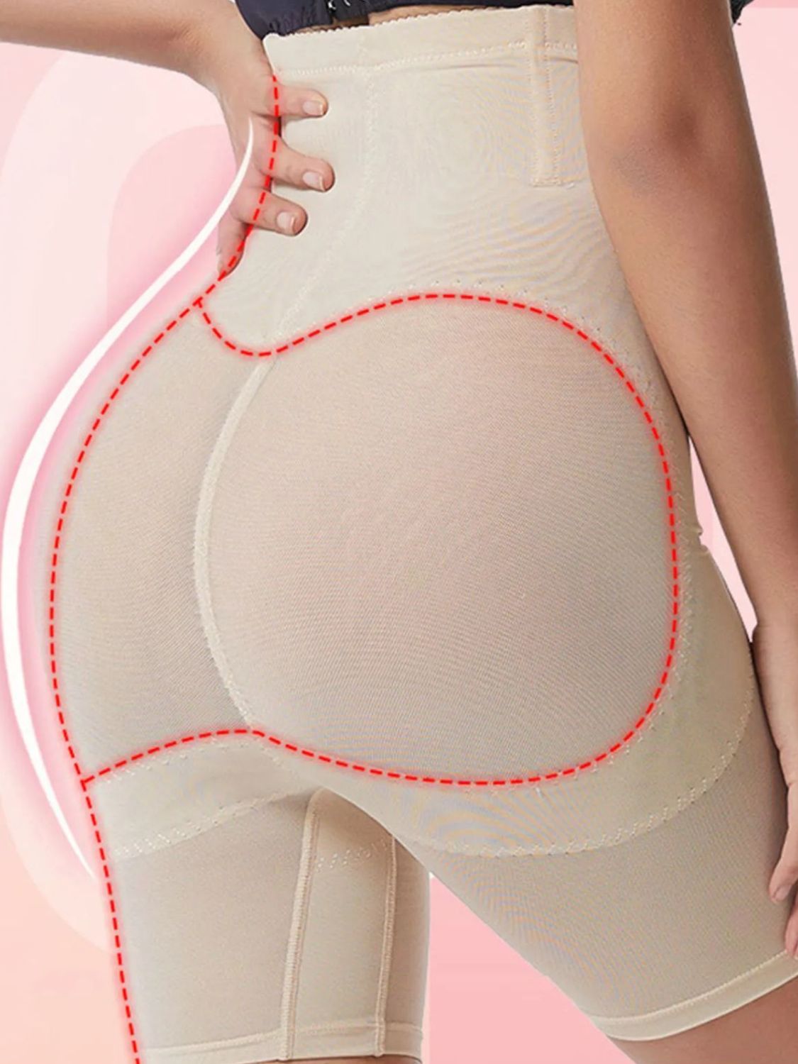 Full Size High Waist Butt Lifting Shaping Shorts - Flip Flop Dynasty