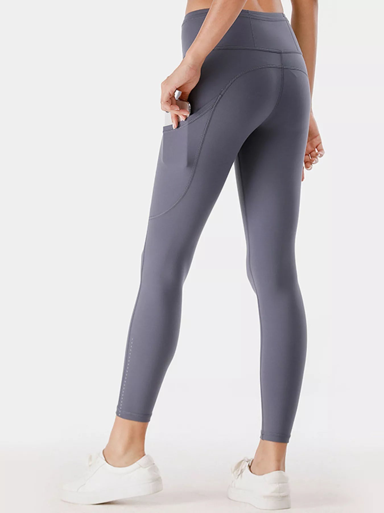 Full Size High - Waisted Active Leggings with Pockets Plus Size - Flip Flop Dynasty