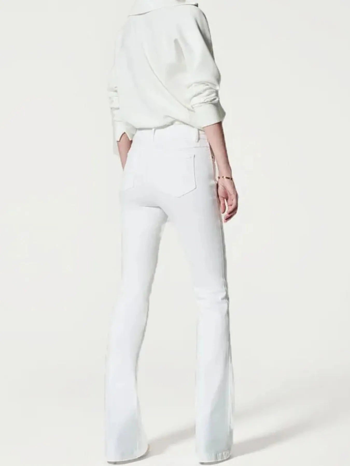 Full Size High - Waisted Flare Jeans Plus Size - Flip Flop Dynasty