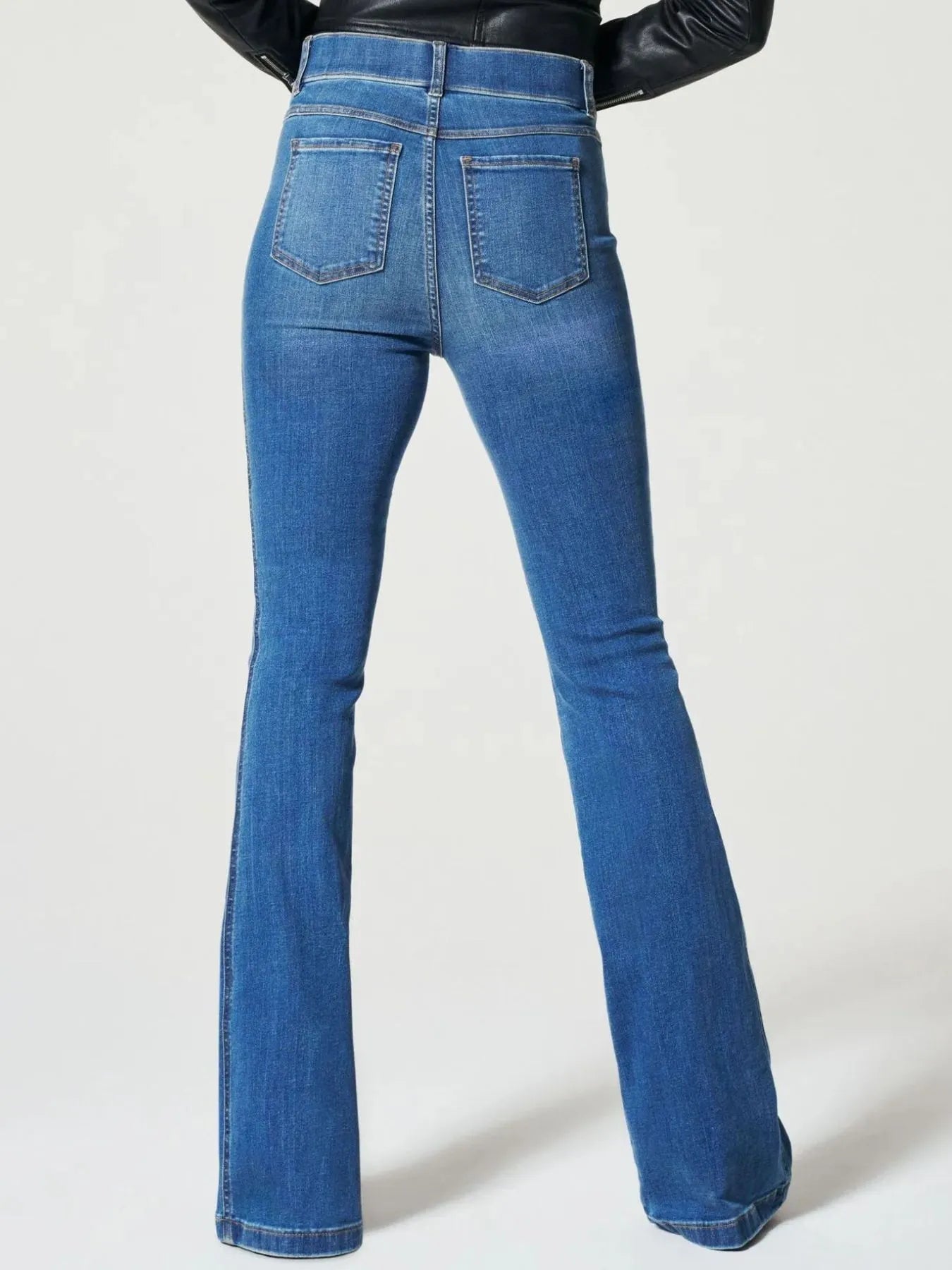 Full Size High - Waisted Flare Jeans Plus Size - Flip Flop Dynasty