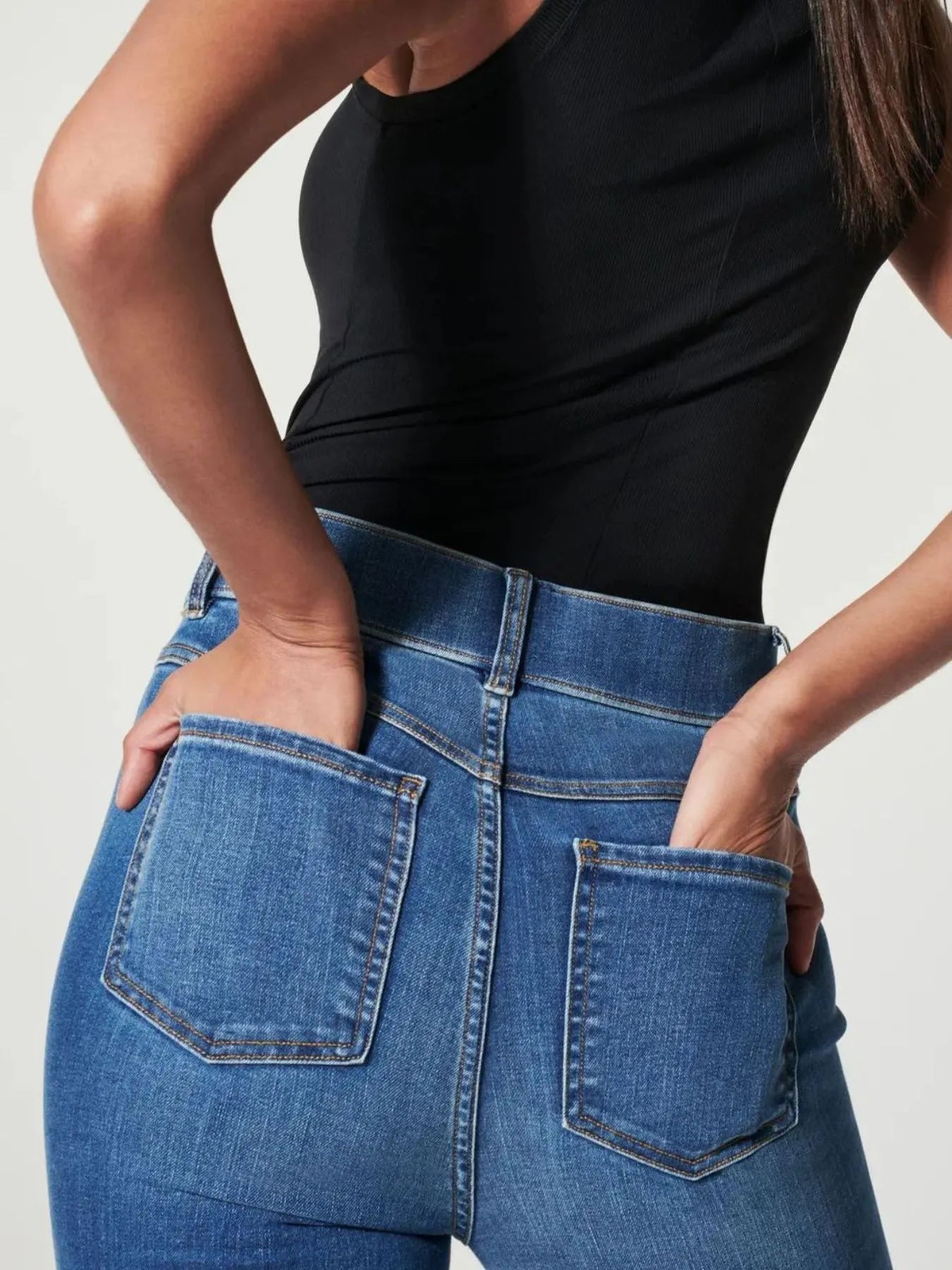 Full Size High - Waisted Flare Jeans Plus Size - Flip Flop Dynasty