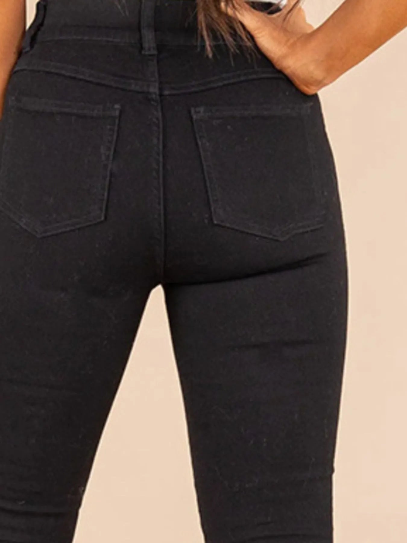 Full Size High - Waisted Flare Jeans Plus Size - Flip Flop Dynasty