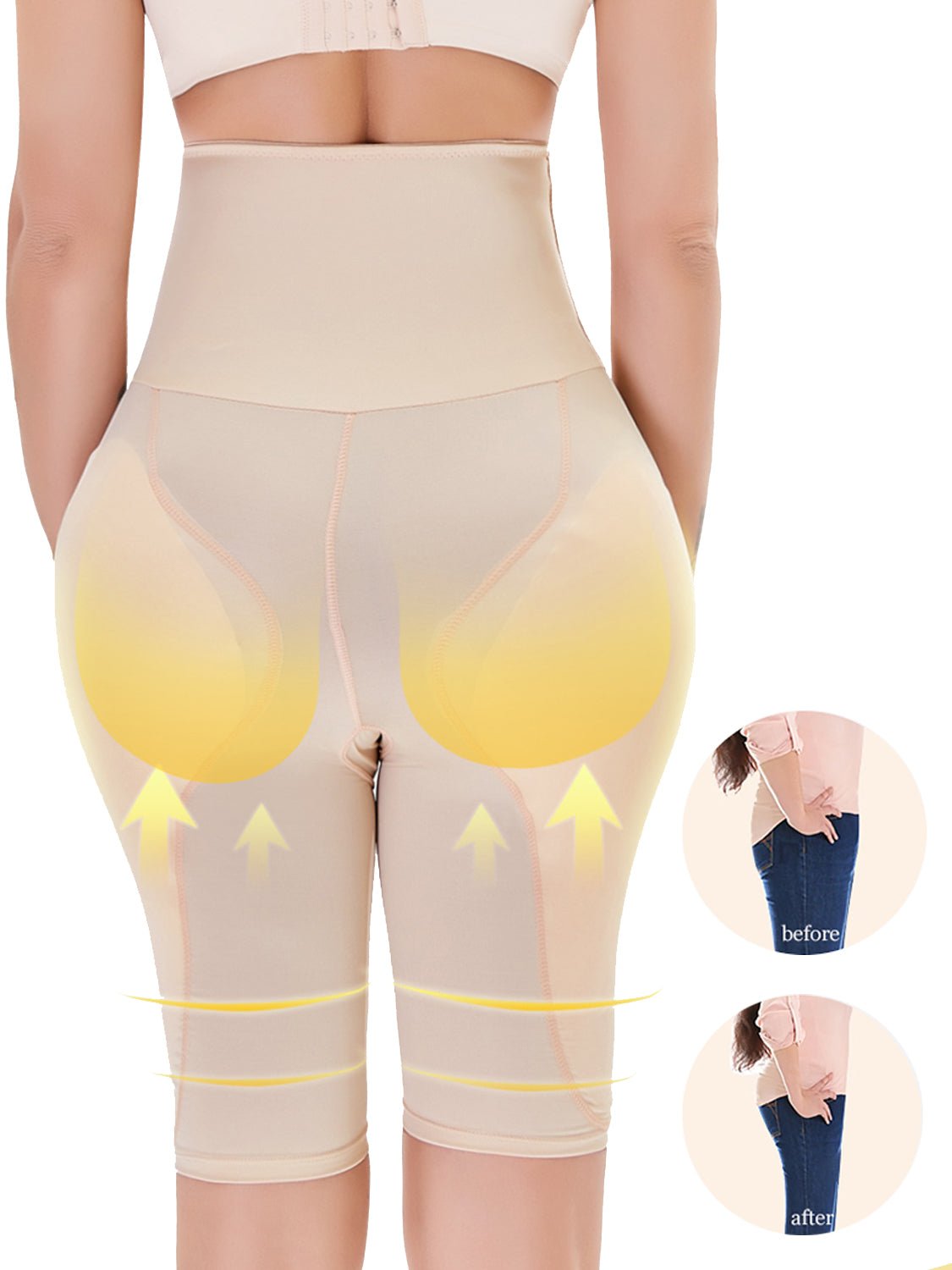 Full Size Hip Lifting Shaping Shorts - Flip Flop Dynasty