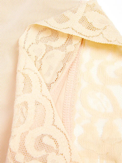 Full Size Lace Detail Hook - and - Eye Shaping Shorts - Flip Flop Dynasty