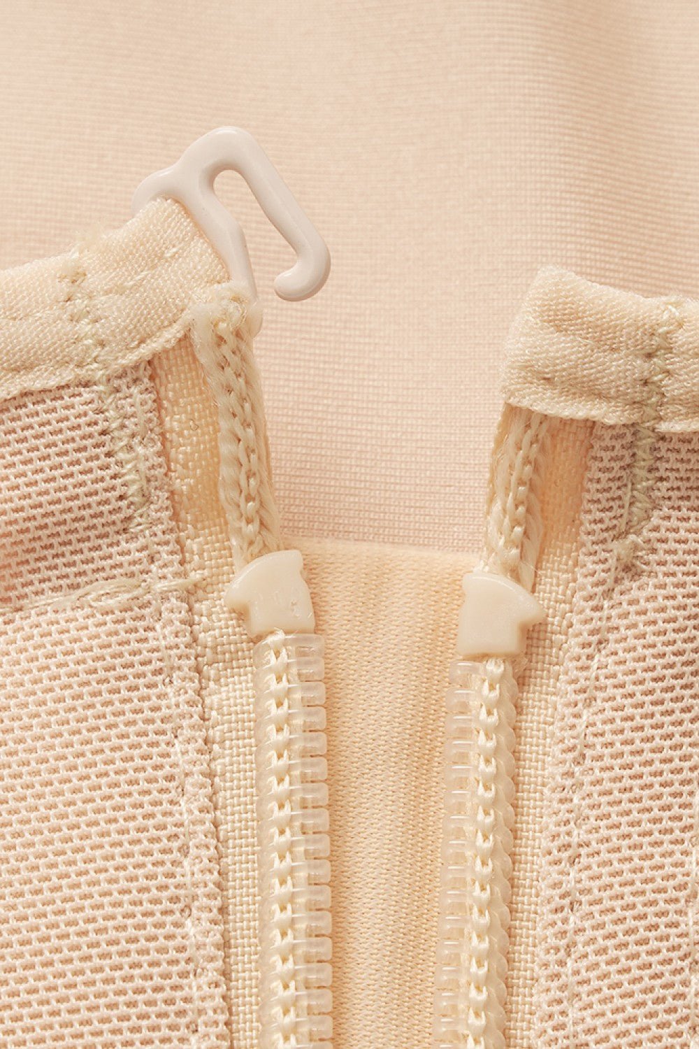 Full Size Side Zipper Under - Bust Shaping Bodysuit - Flip Flop Dynasty