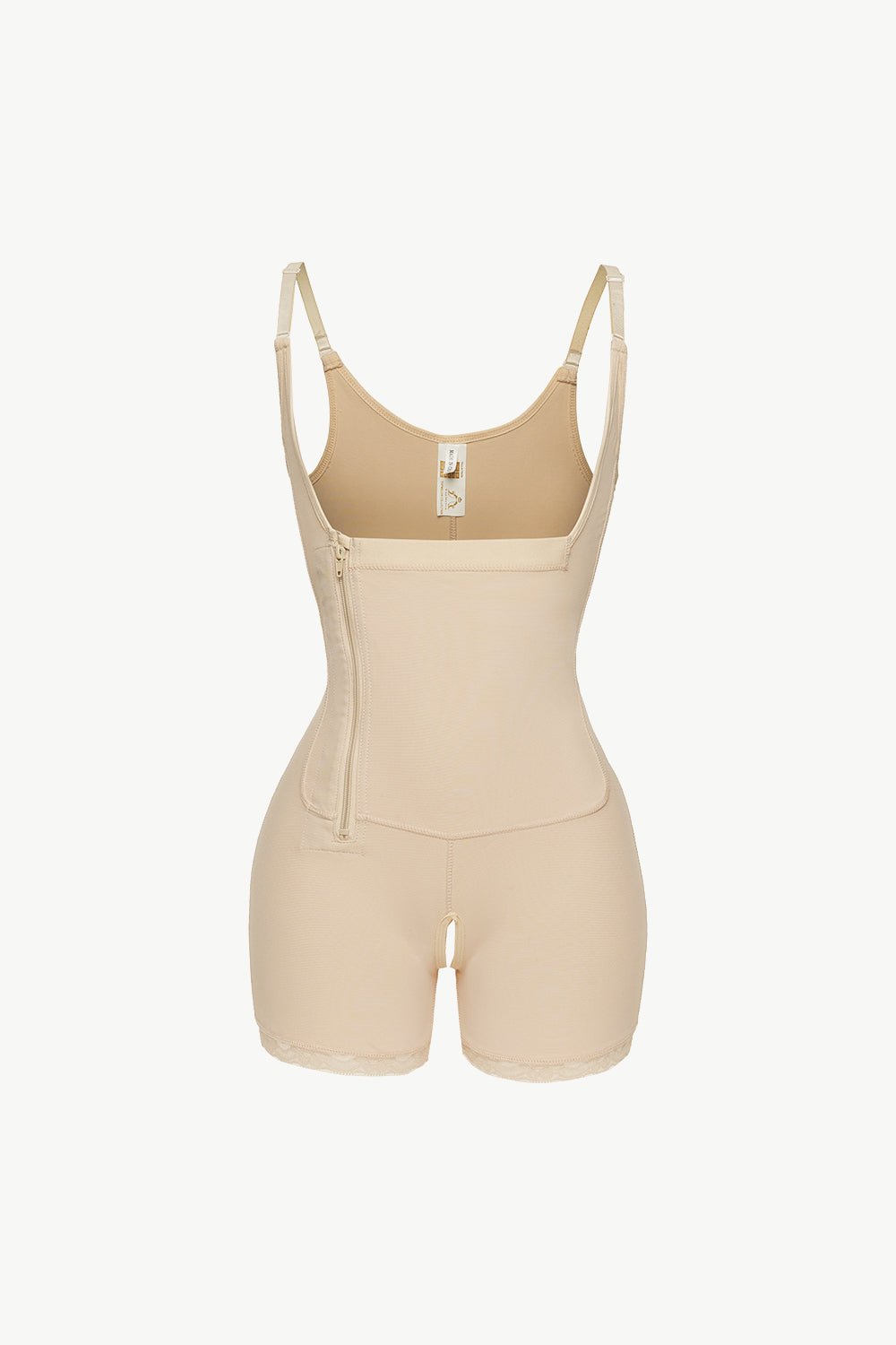 Full Size Side Zipper Under - Bust Shaping Bodysuit - Flip Flop Dynasty