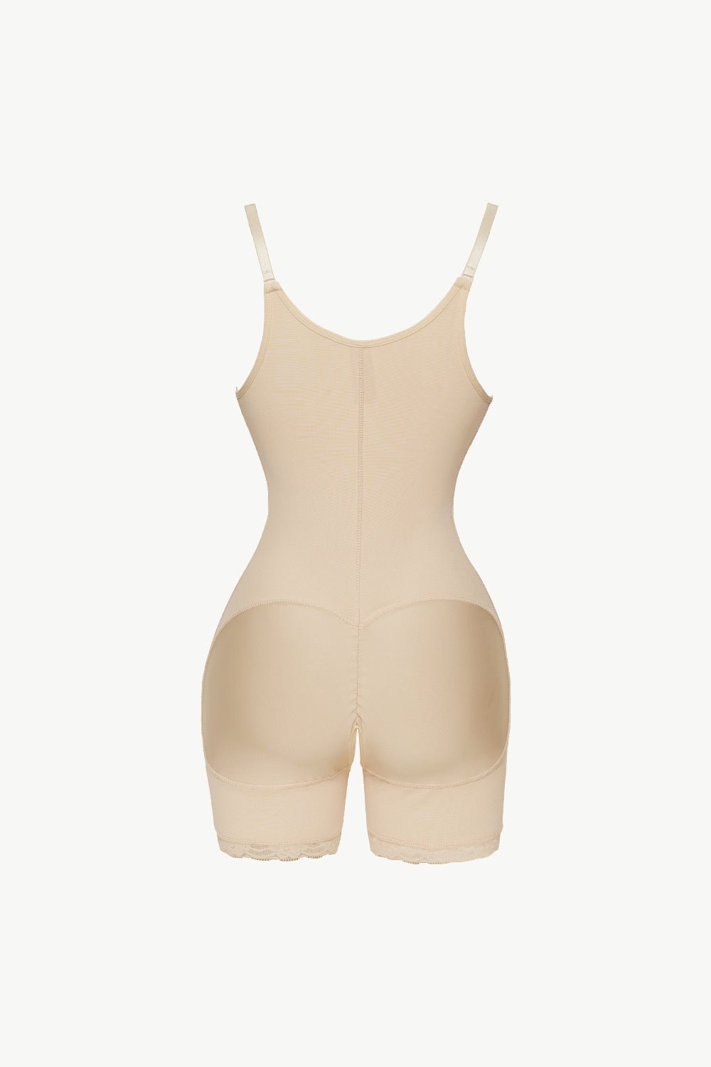 Full Size Side Zipper Under - Bust Shaping Bodysuit - Flip Flop Dynasty