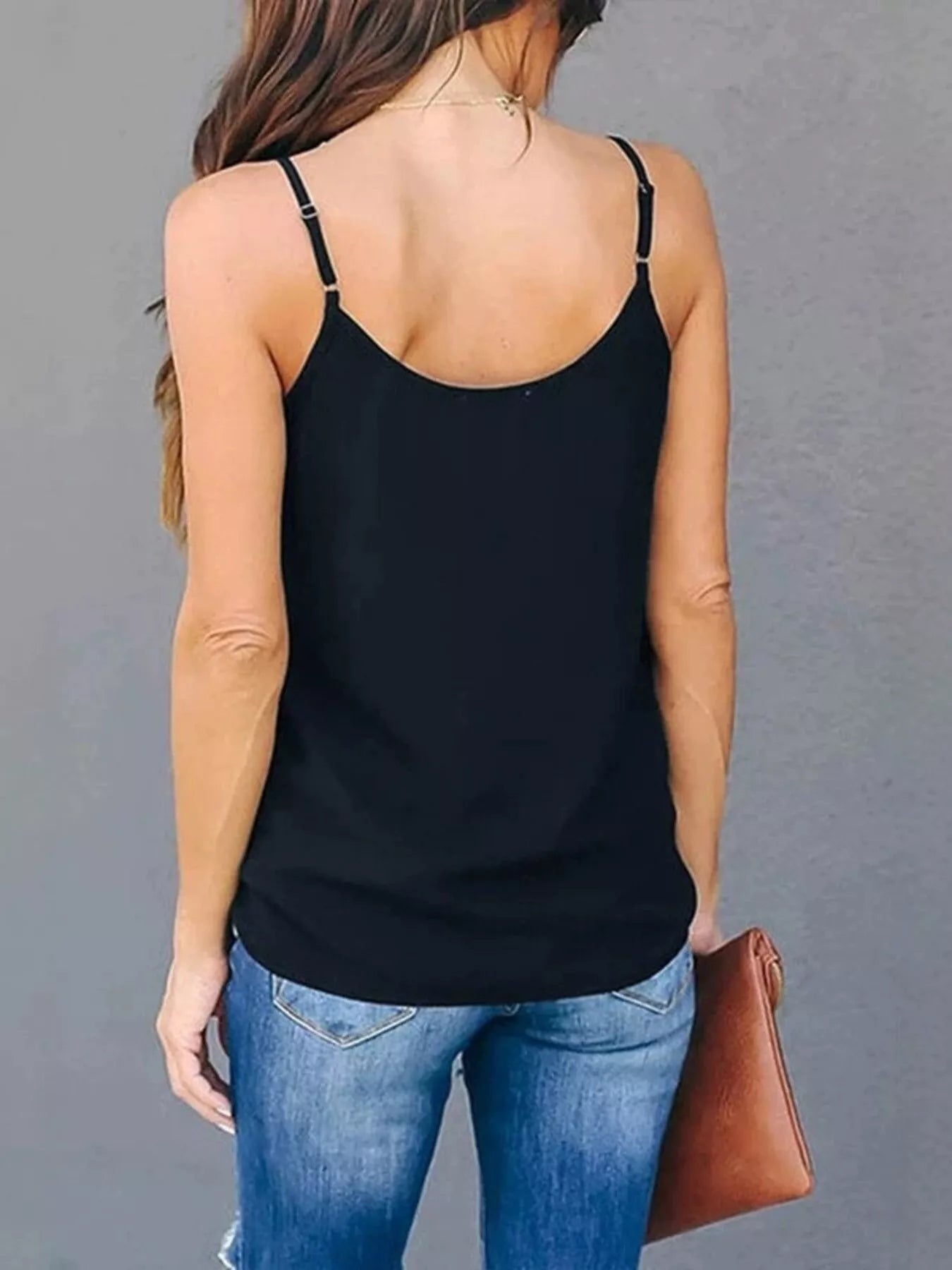Full Size V-Neck Cami Top Plus Size - Flip Flop Dynasty