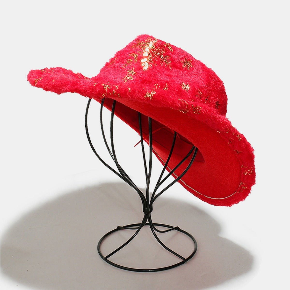 Fuzzy Snowflakes Polyester Hat - Flip Flop Dynasty