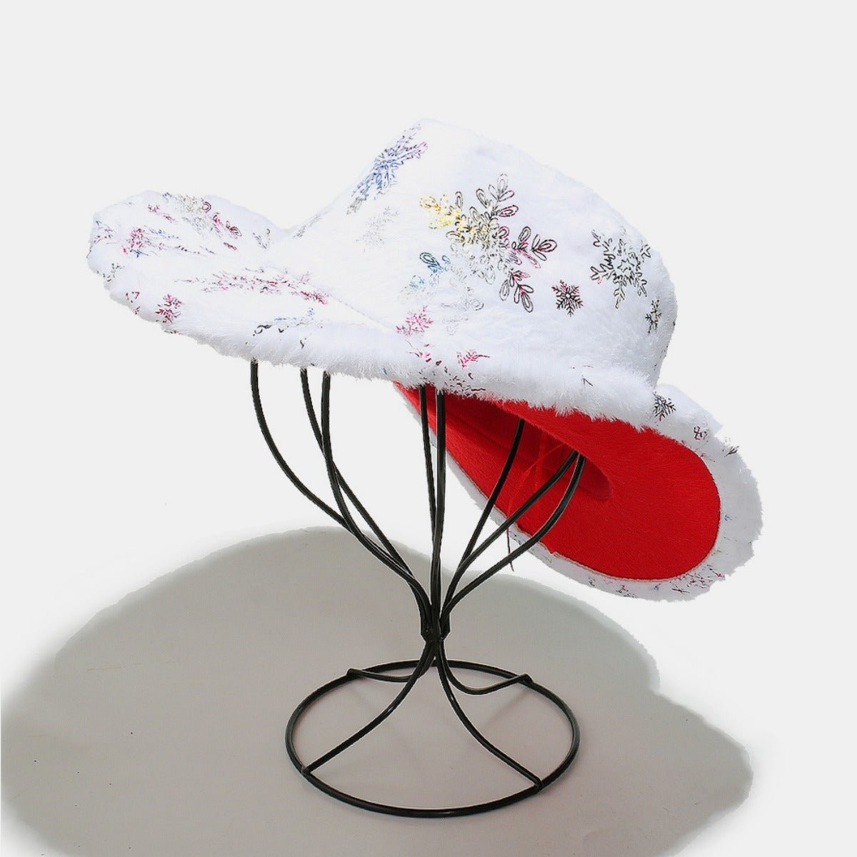 Fuzzy Snowflakes Polyester Hat - Flip Flop Dynasty