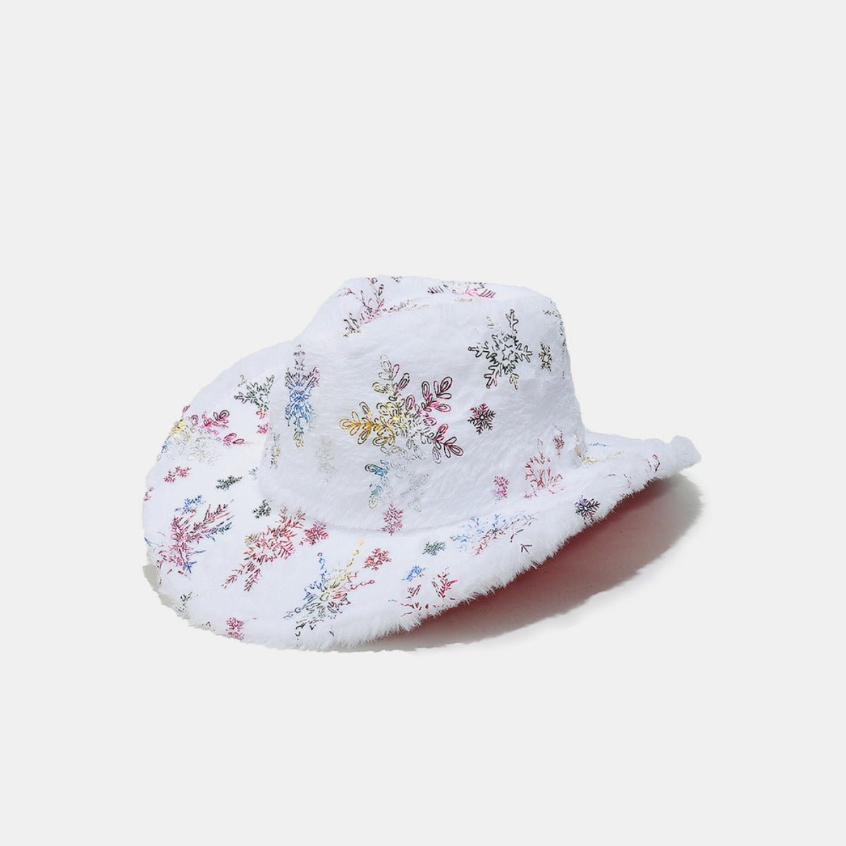 Fuzzy Snowflakes Polyester Hat - Flip Flop Dynasty