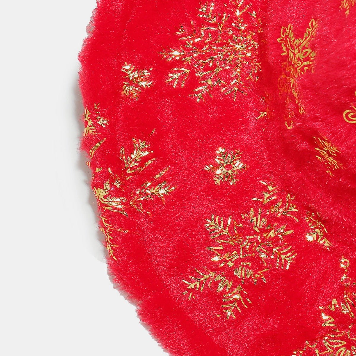 Fuzzy Snowflakes Polyester Hat - Flip Flop Dynasty