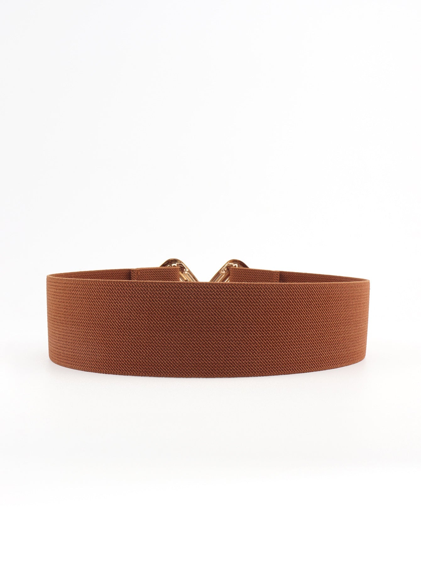Geometric Buckle Elastic Wide Belt - Flip Flop Dynasty