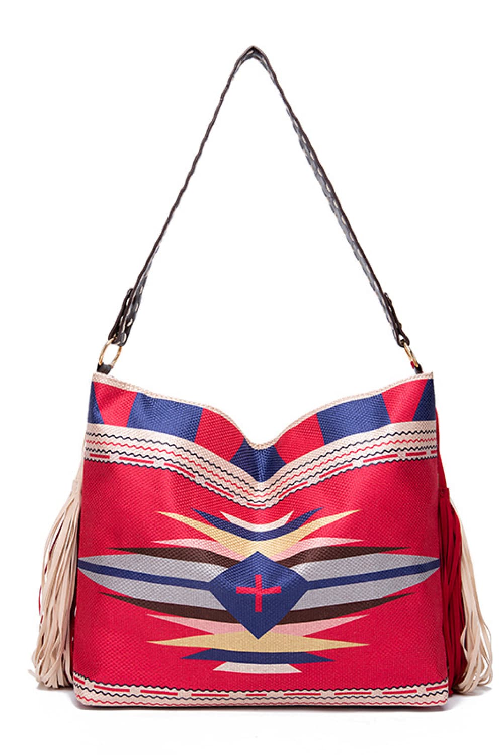 Geometric Canvas Tote Bag - Flip Flop Dynasty