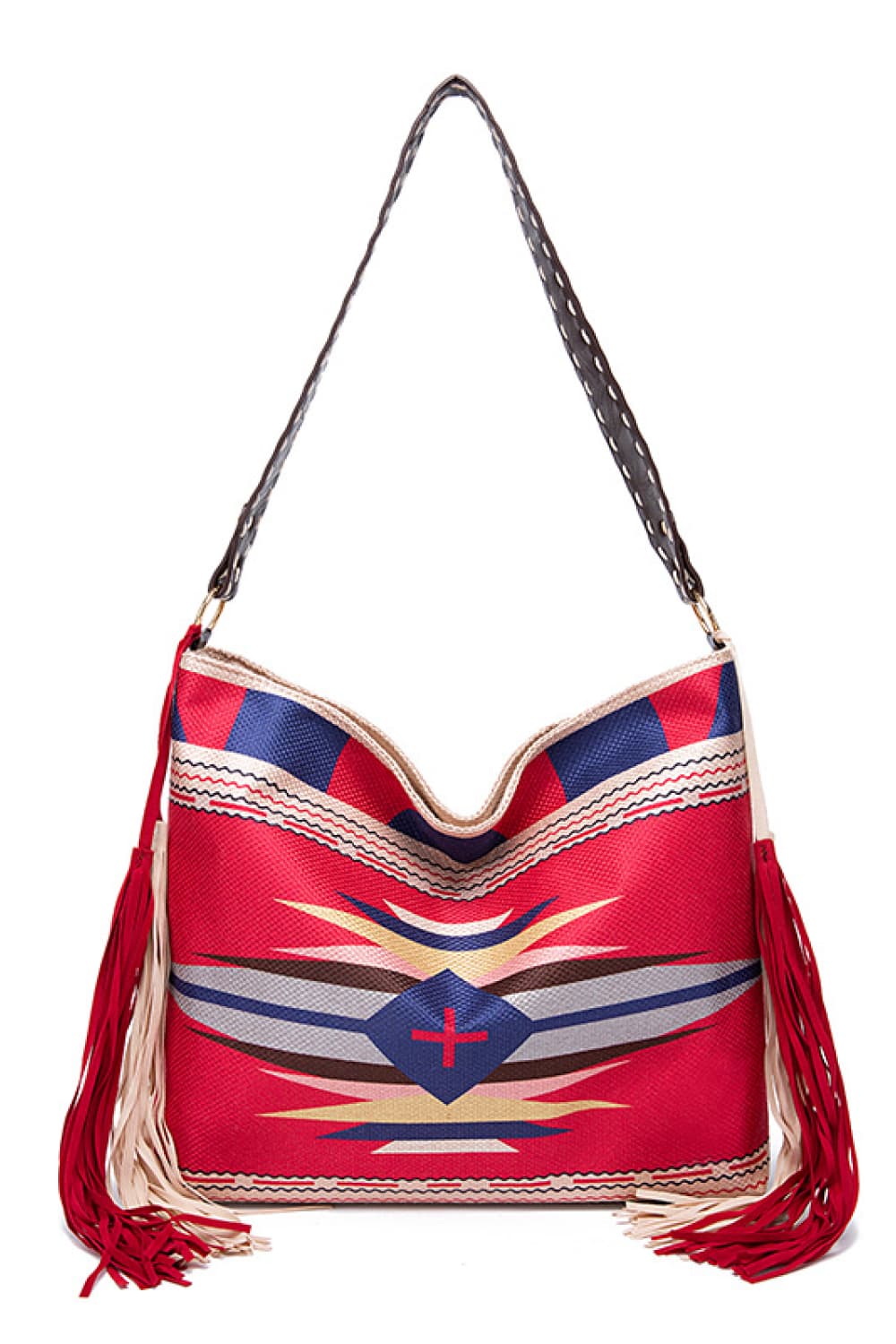Geometric Canvas Tote Bag - Flip Flop Dynasty