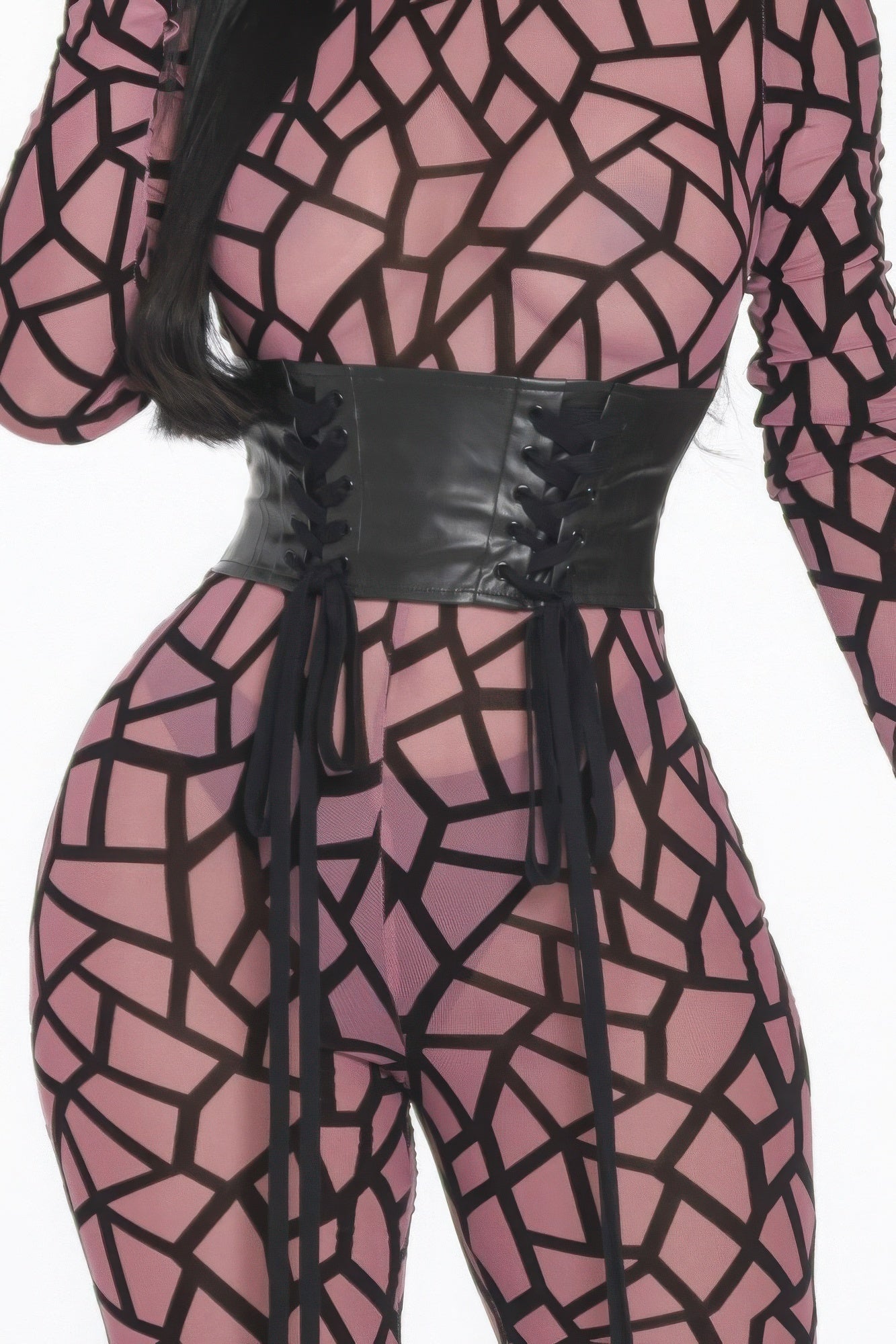 Geometric Printed Jersey Jumpsuit - Flip Flop Dynasty