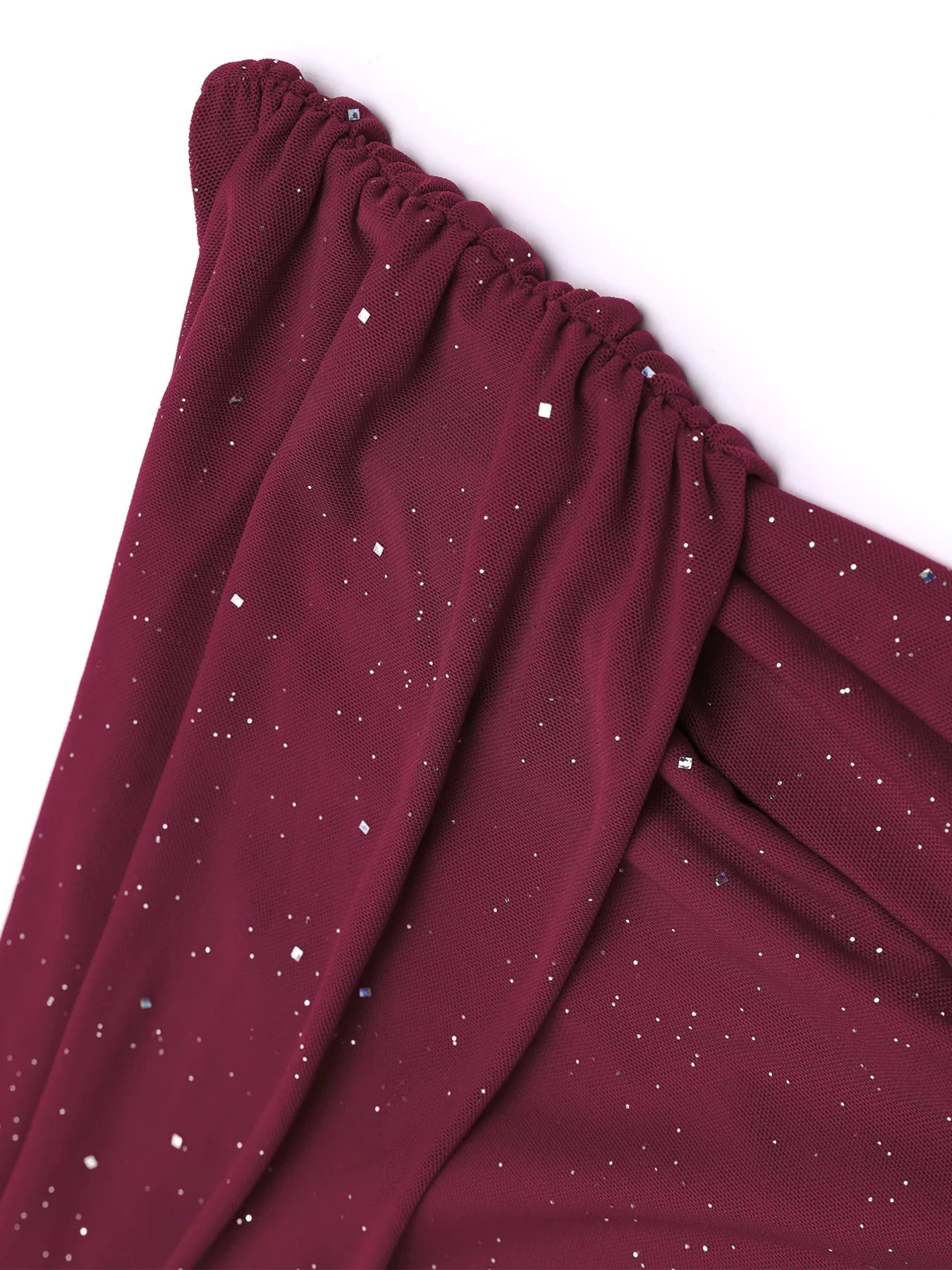 Glitter Off-Shoulder Maxi Dress - Flip Flop Dynasty