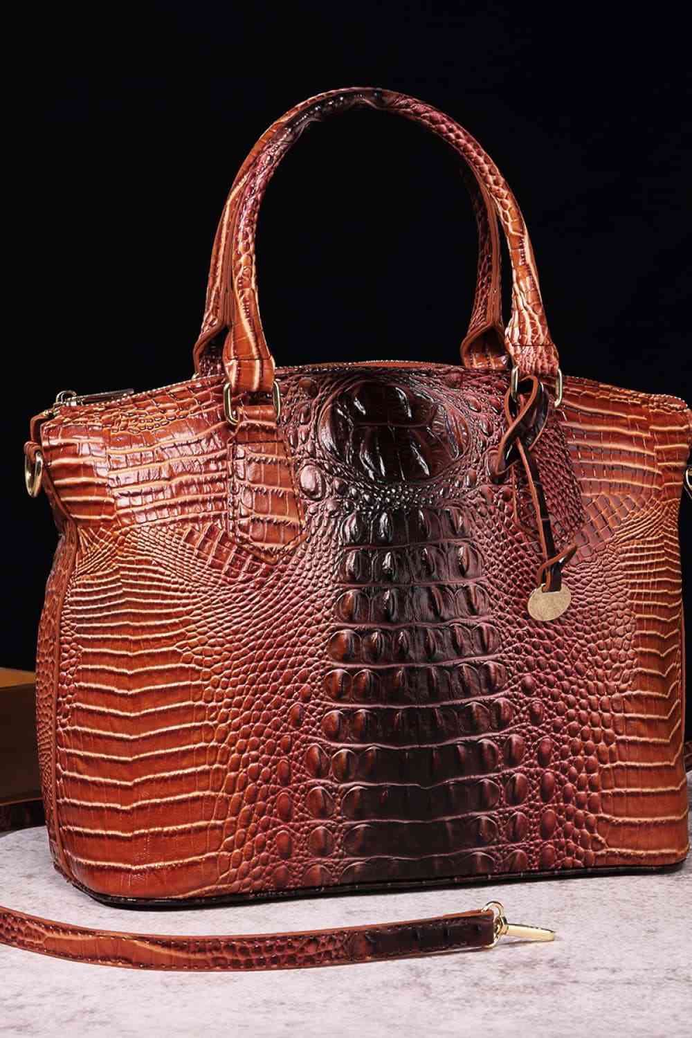 Gradient PU Leather Handbag - Flip Flop Dynasty