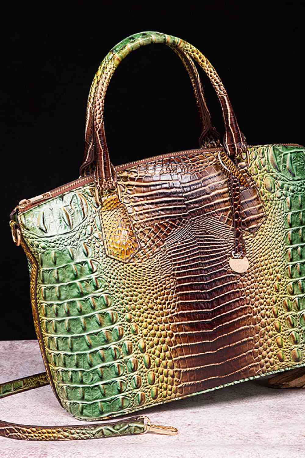 Gradient PU Leather Handbag - Flip Flop Dynasty