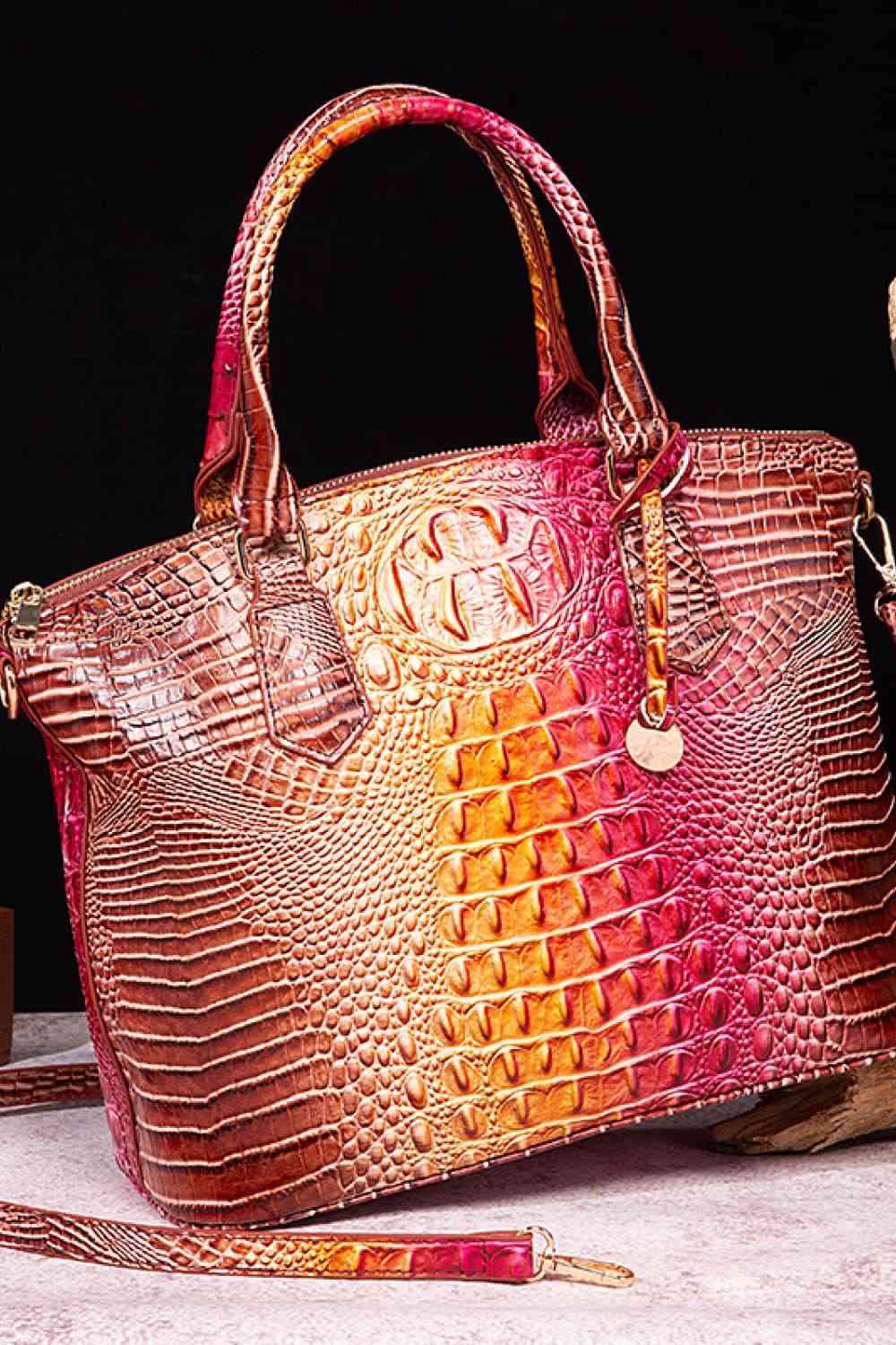 Gradient PU Leather Handbag - Flip Flop Dynasty
