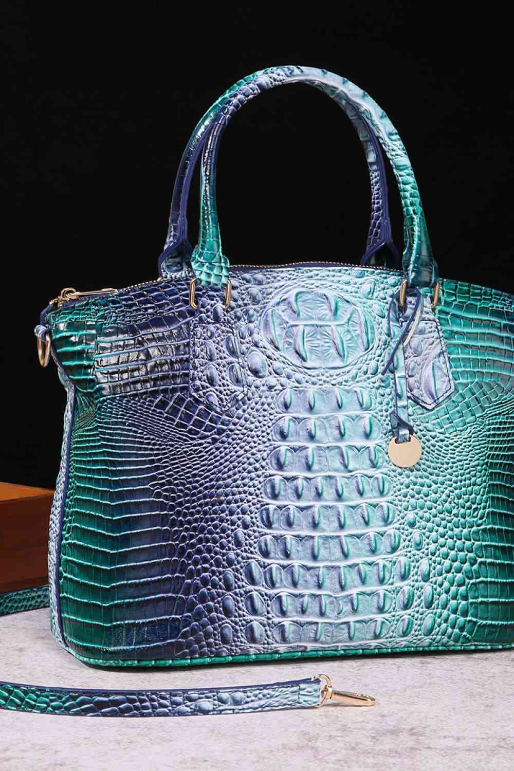 Gradient PU Leather Handbag - Flip Flop Dynasty