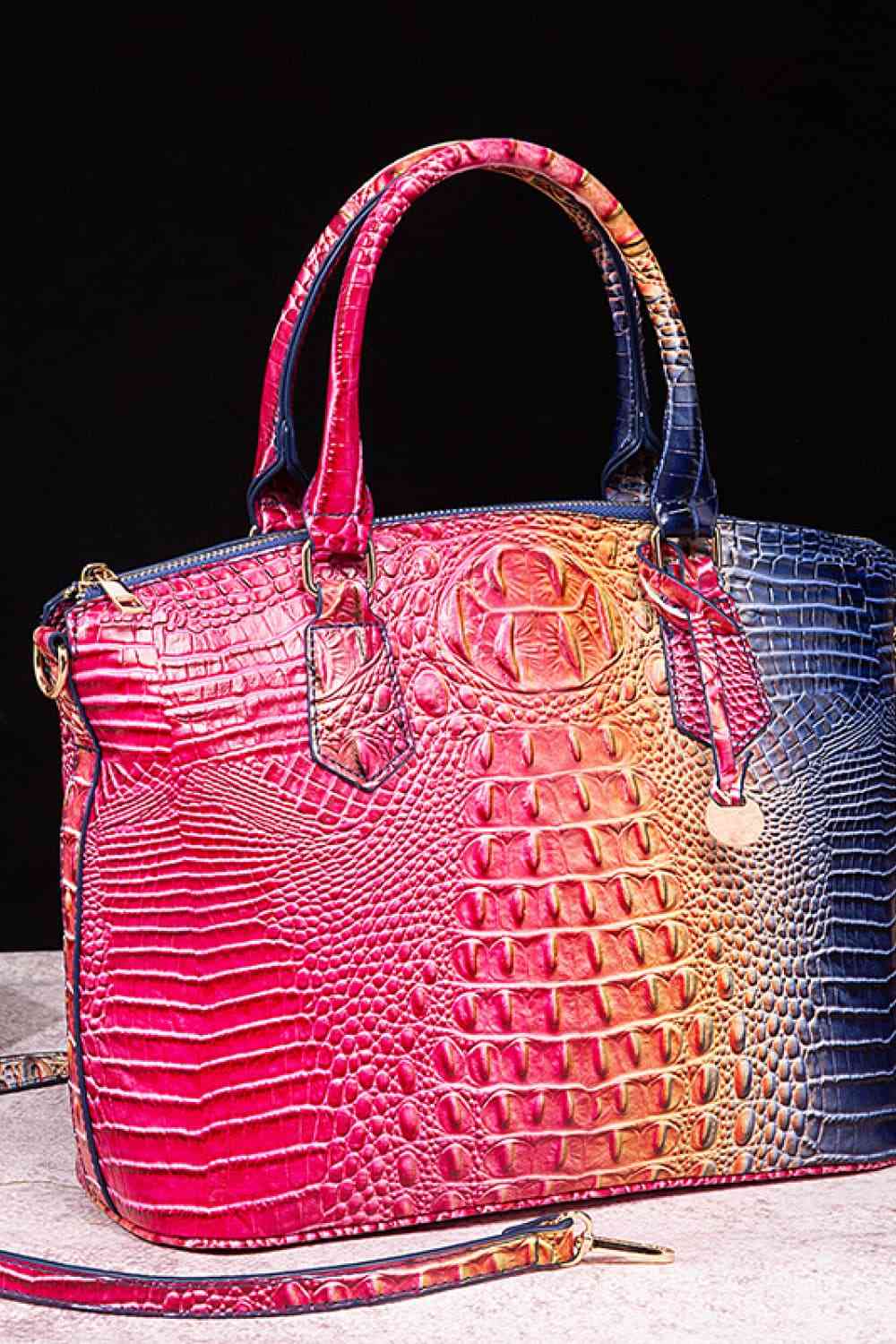 Gradient PU Leather Handbag - Flip Flop Dynasty