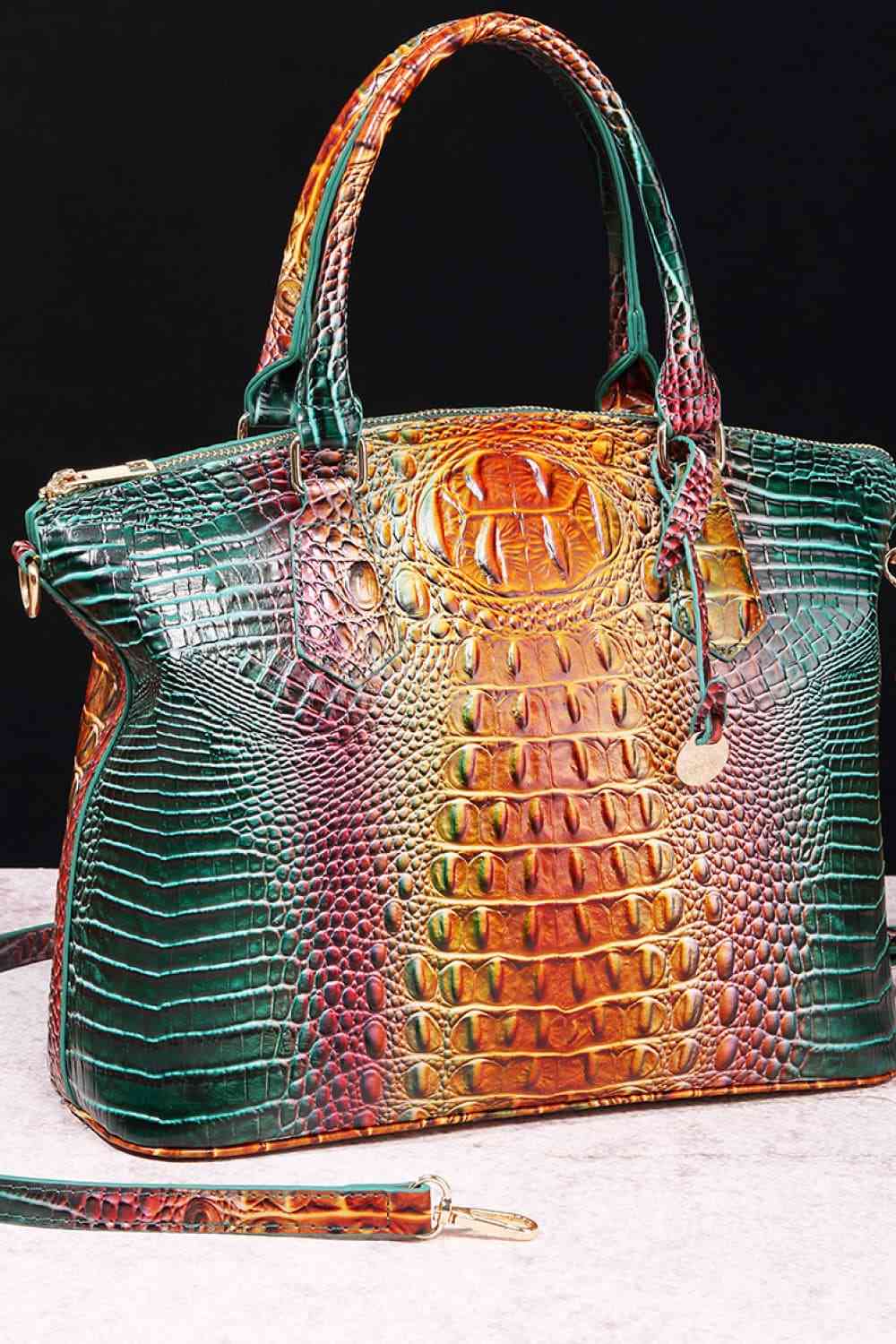 Gradient PU Leather Handbag - Flip Flop Dynasty