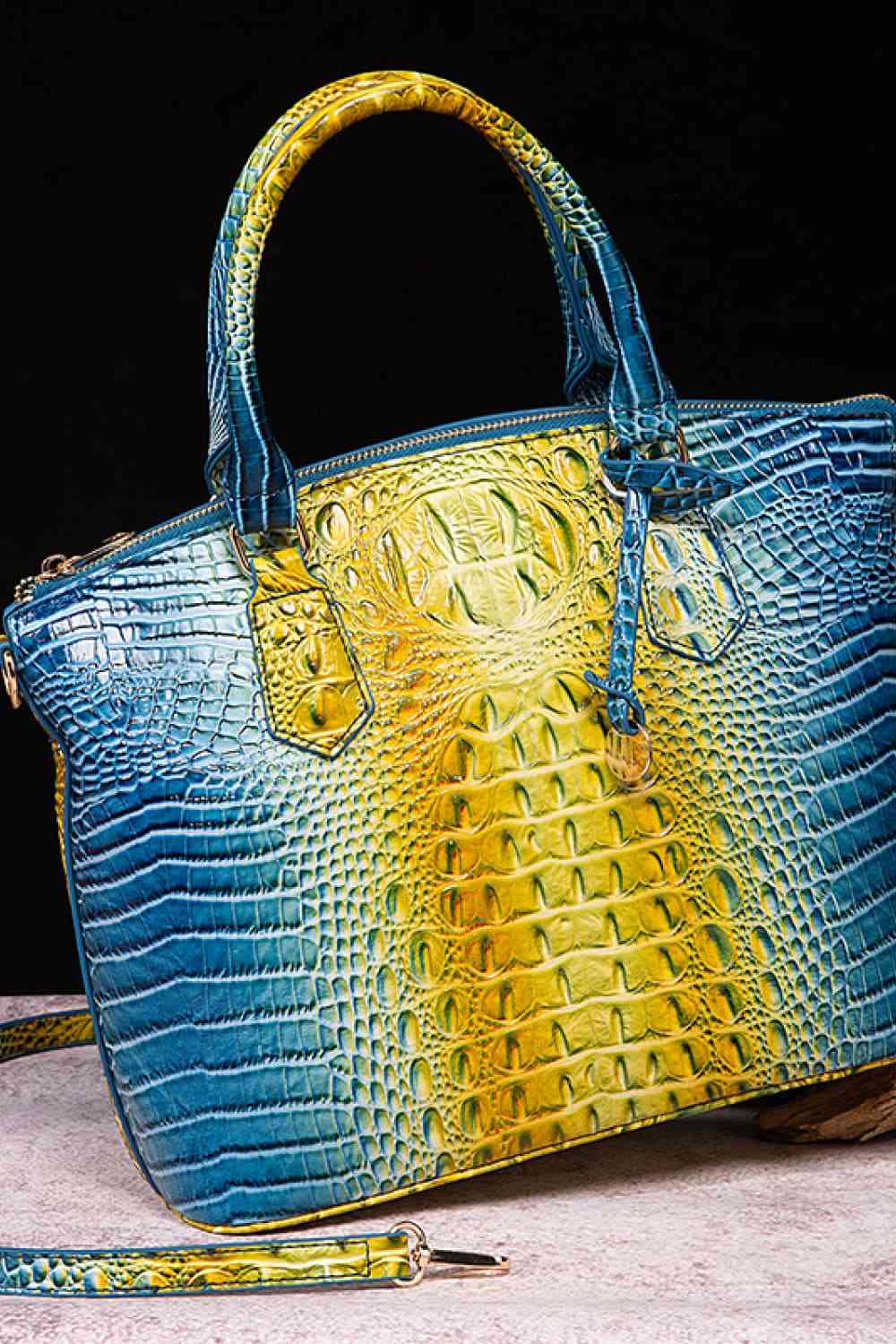 Gradient PU Leather Handbag - Flip Flop Dynasty