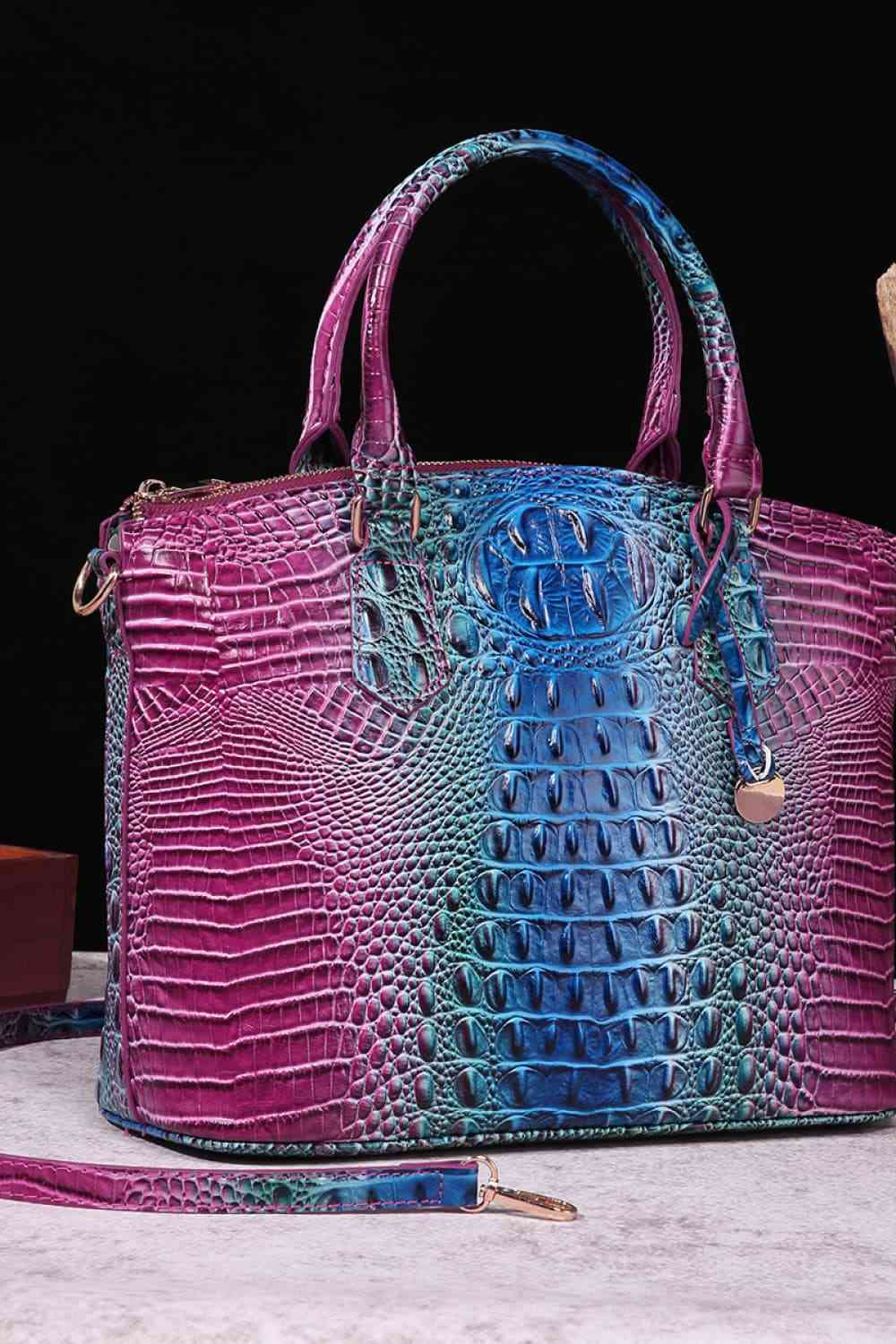 Gradient PU Leather Handbag - Flip Flop Dynasty