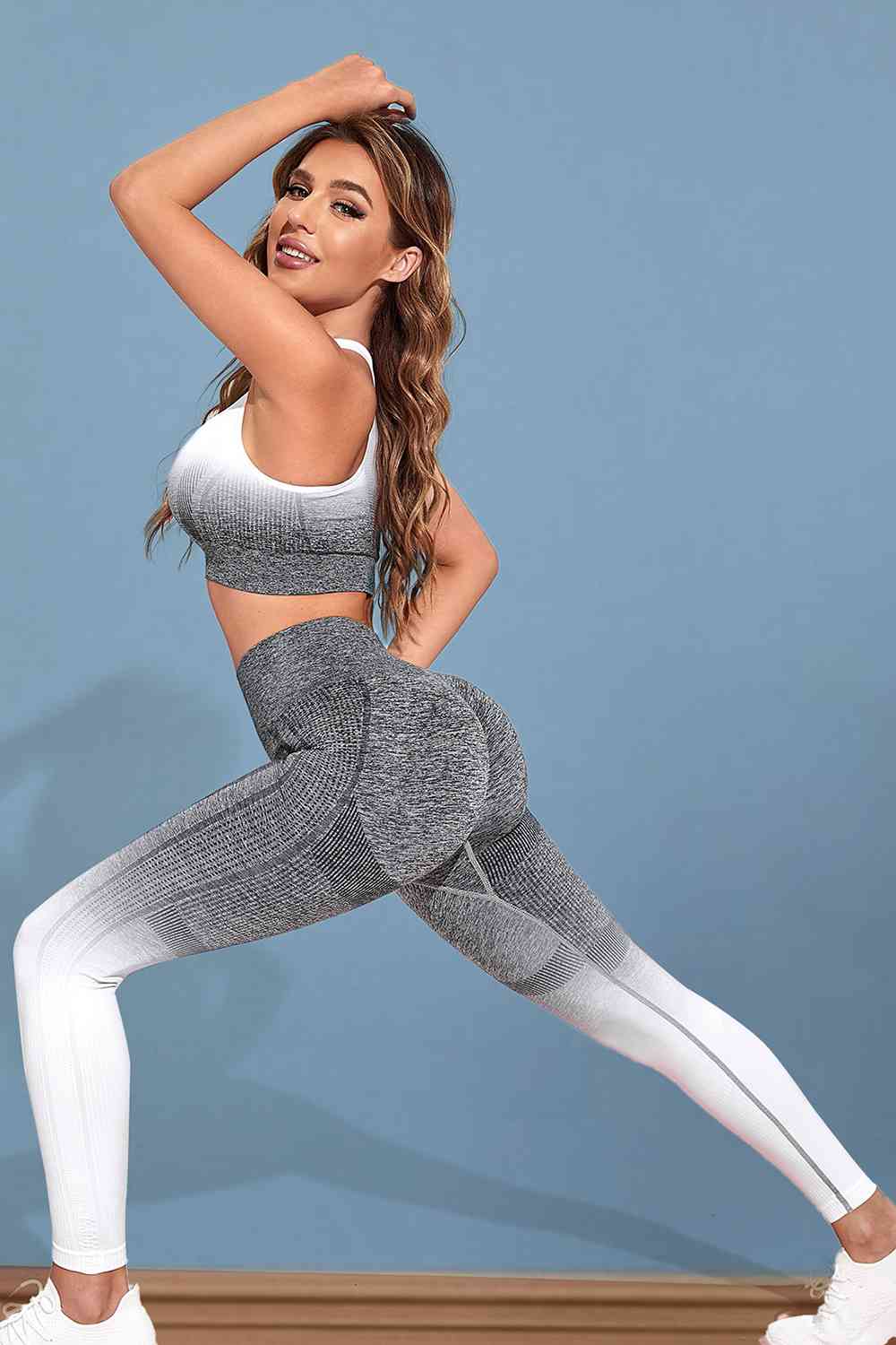 Gradient Sports Tank and Leggings Set - Flip Flop Dynasty