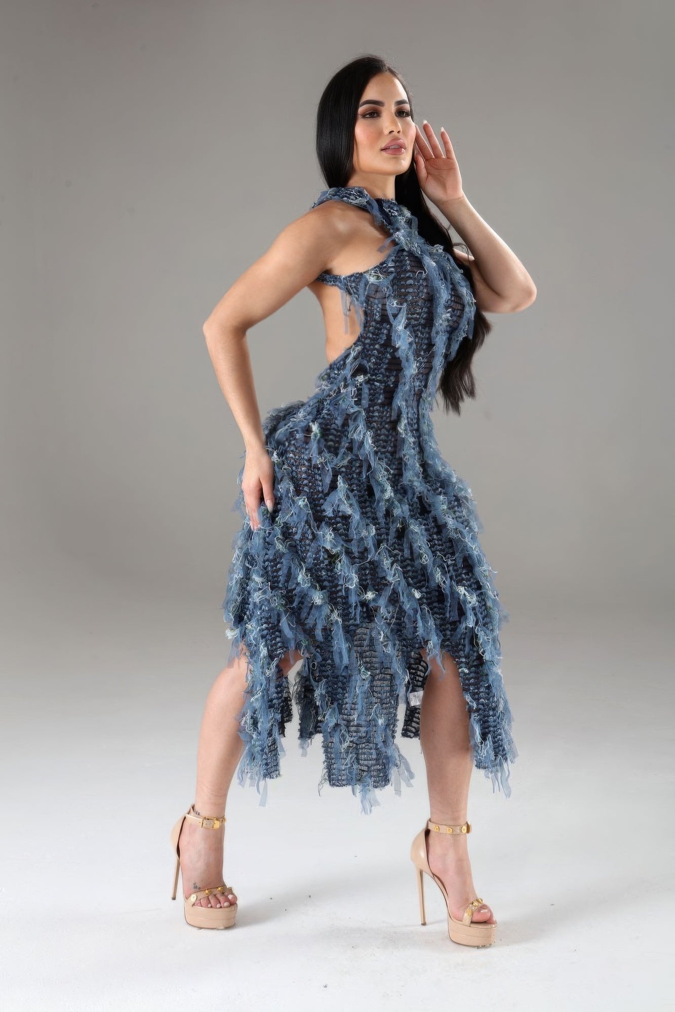 Halter Ruffled Dress - Flip Flop Dynasty