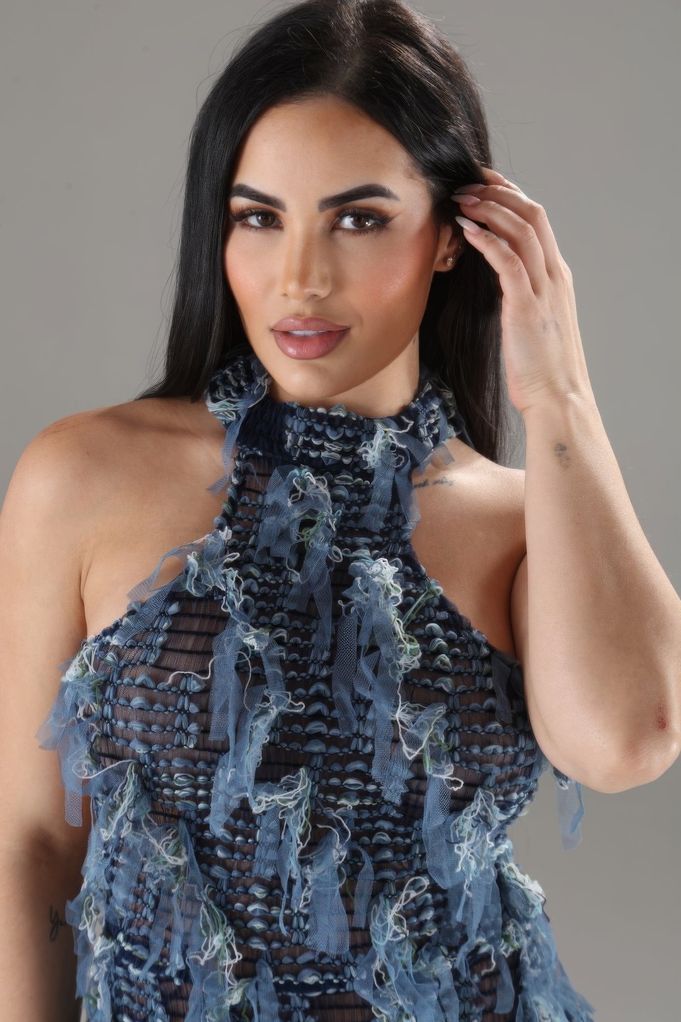 Halter Ruffled Dress - Flip Flop Dynasty